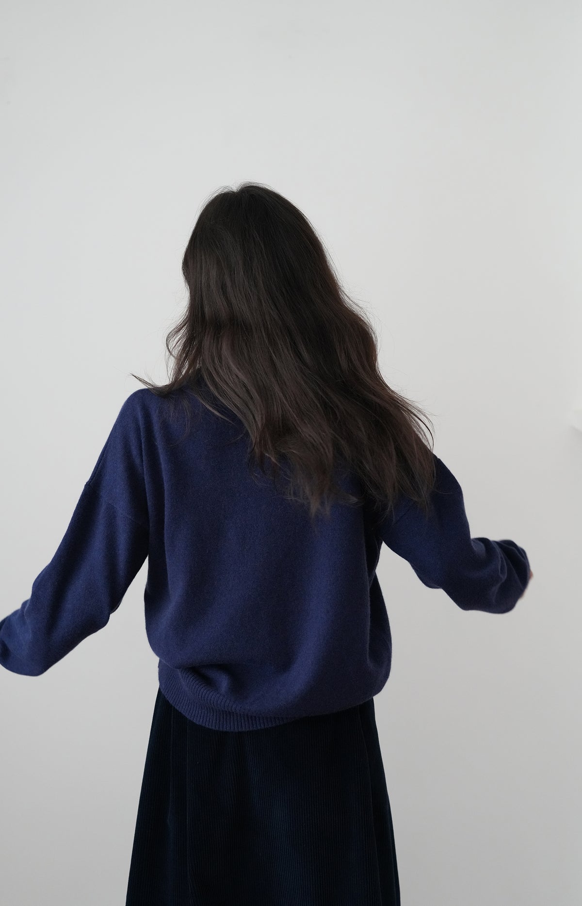 Blue Argyle Turtleneck