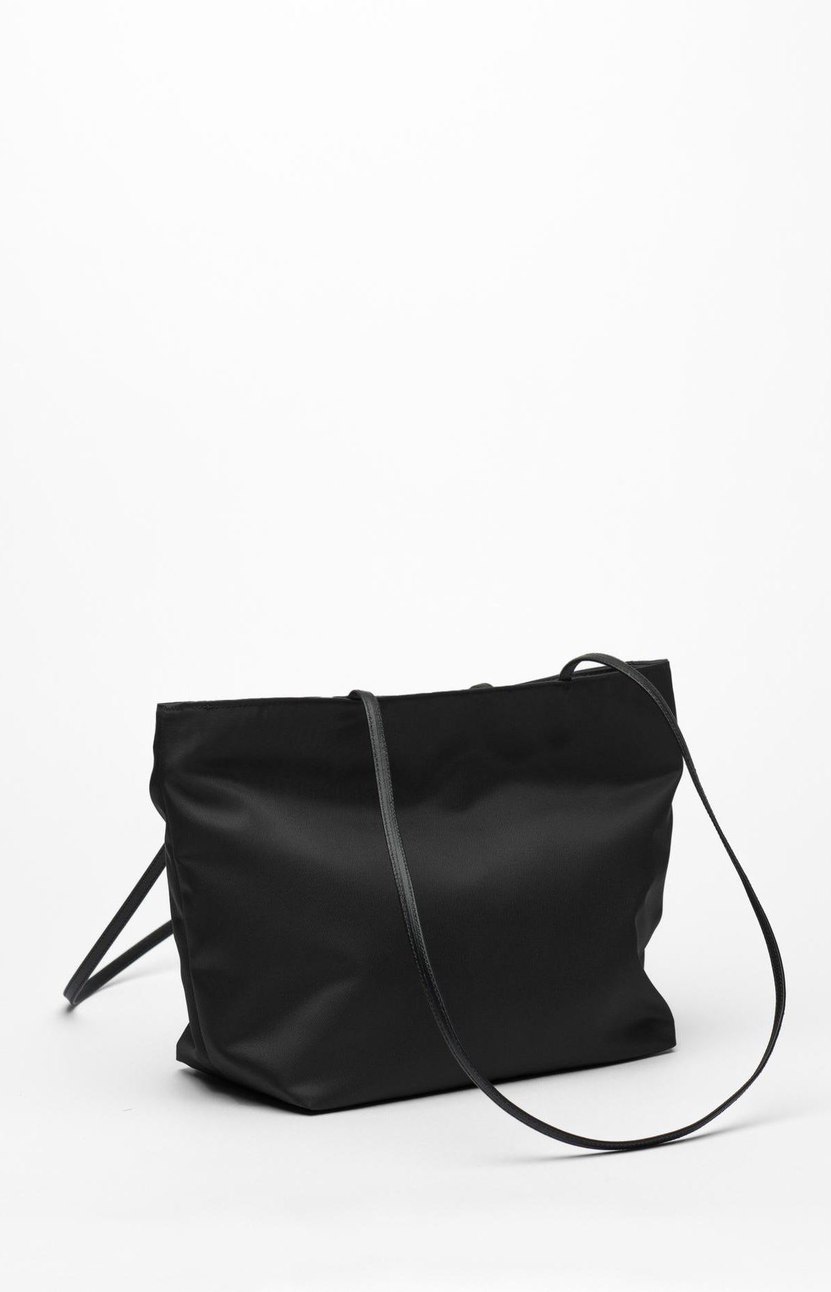 Black Satin Spaghetti Tote