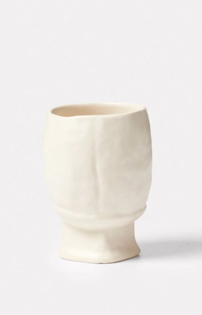 Cream Goblet Cup