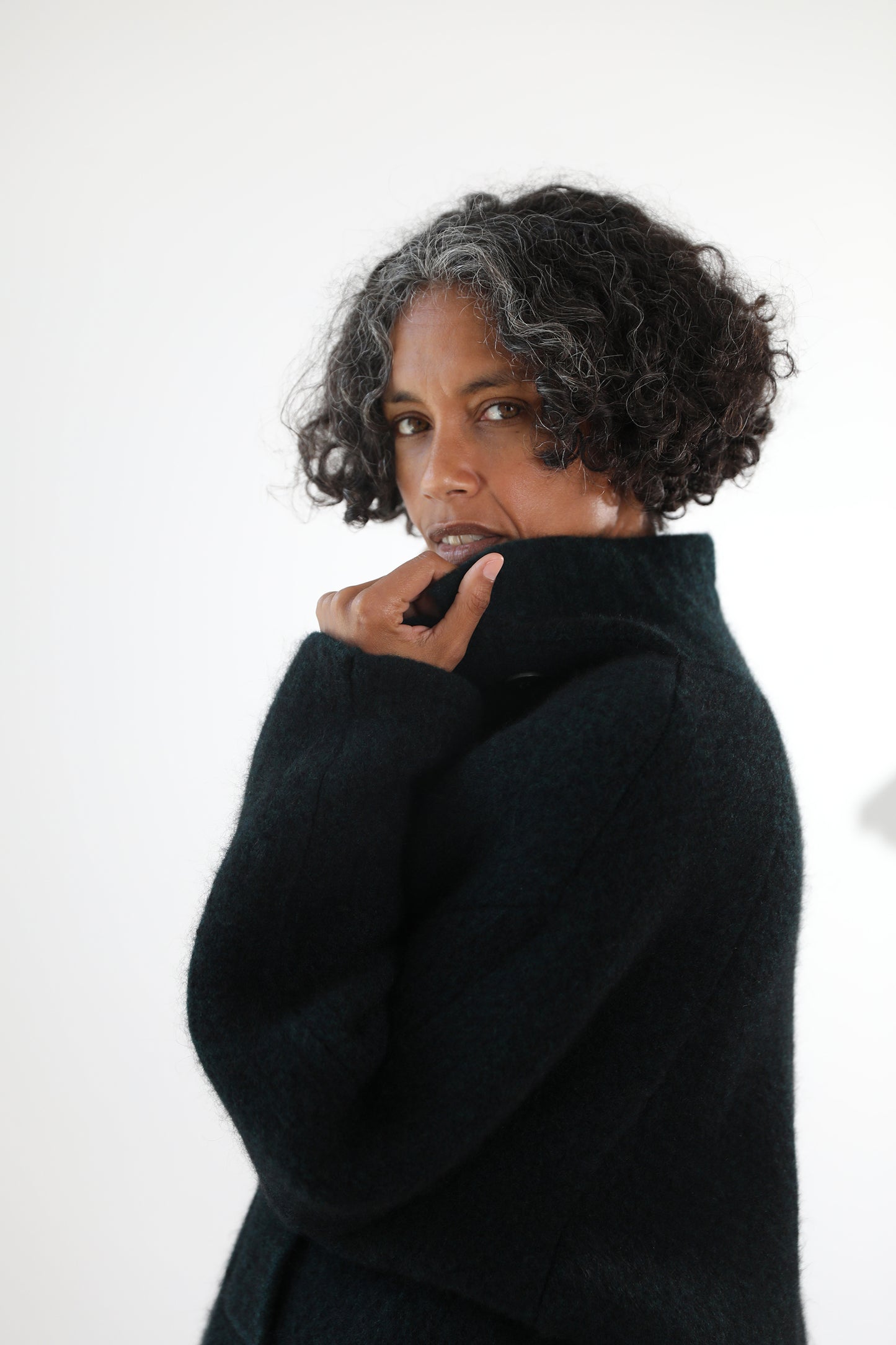 Dark Green Bob's Coat Jacket