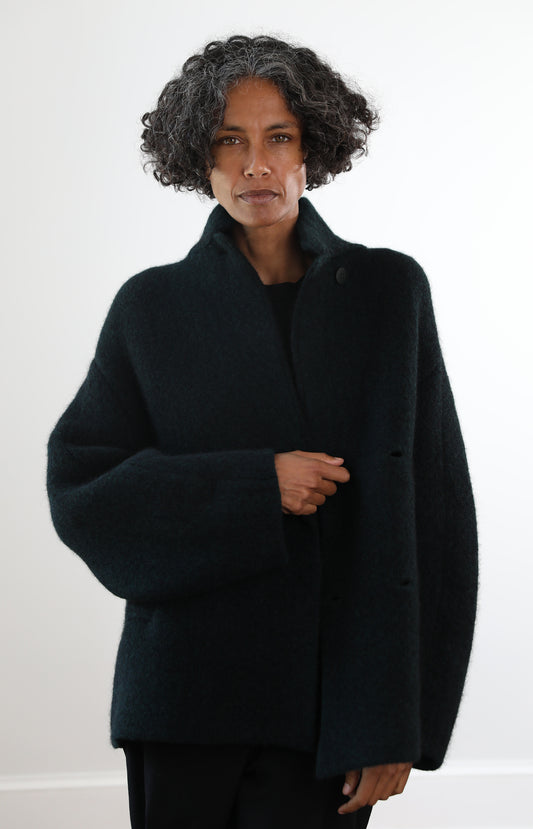 Dark Green Bob's Coat Jacket