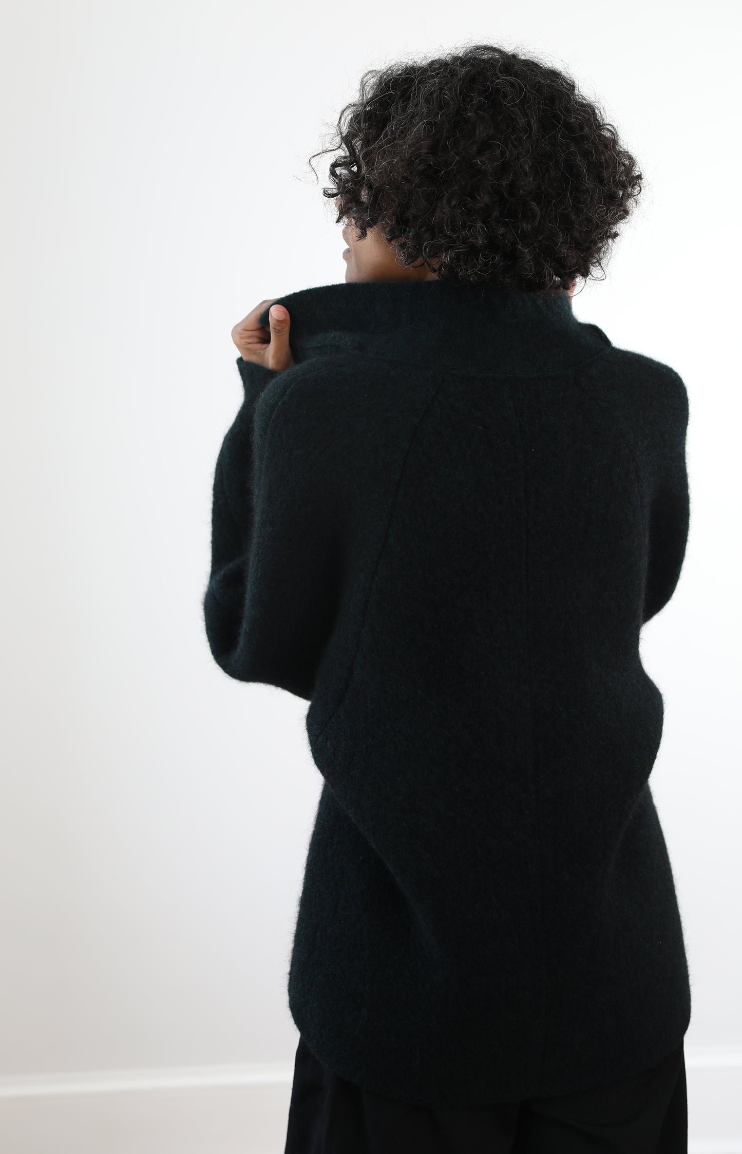 Dark Green Bob's Coat Jacket
