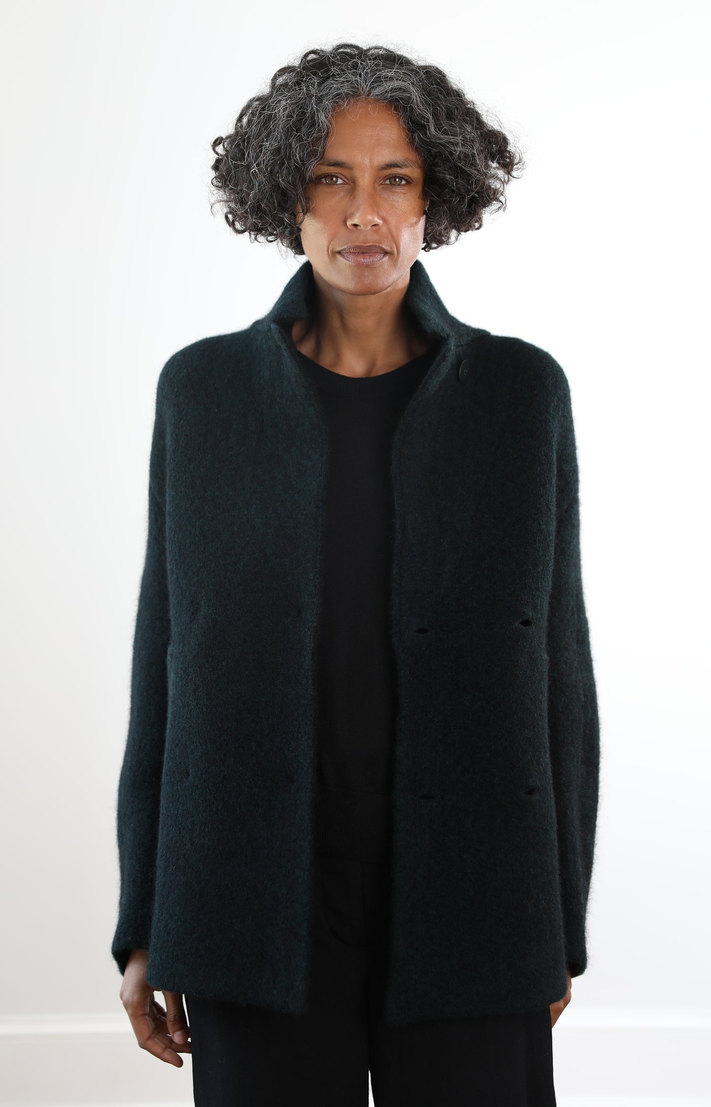 Dark Green Bob's Coat Jacket