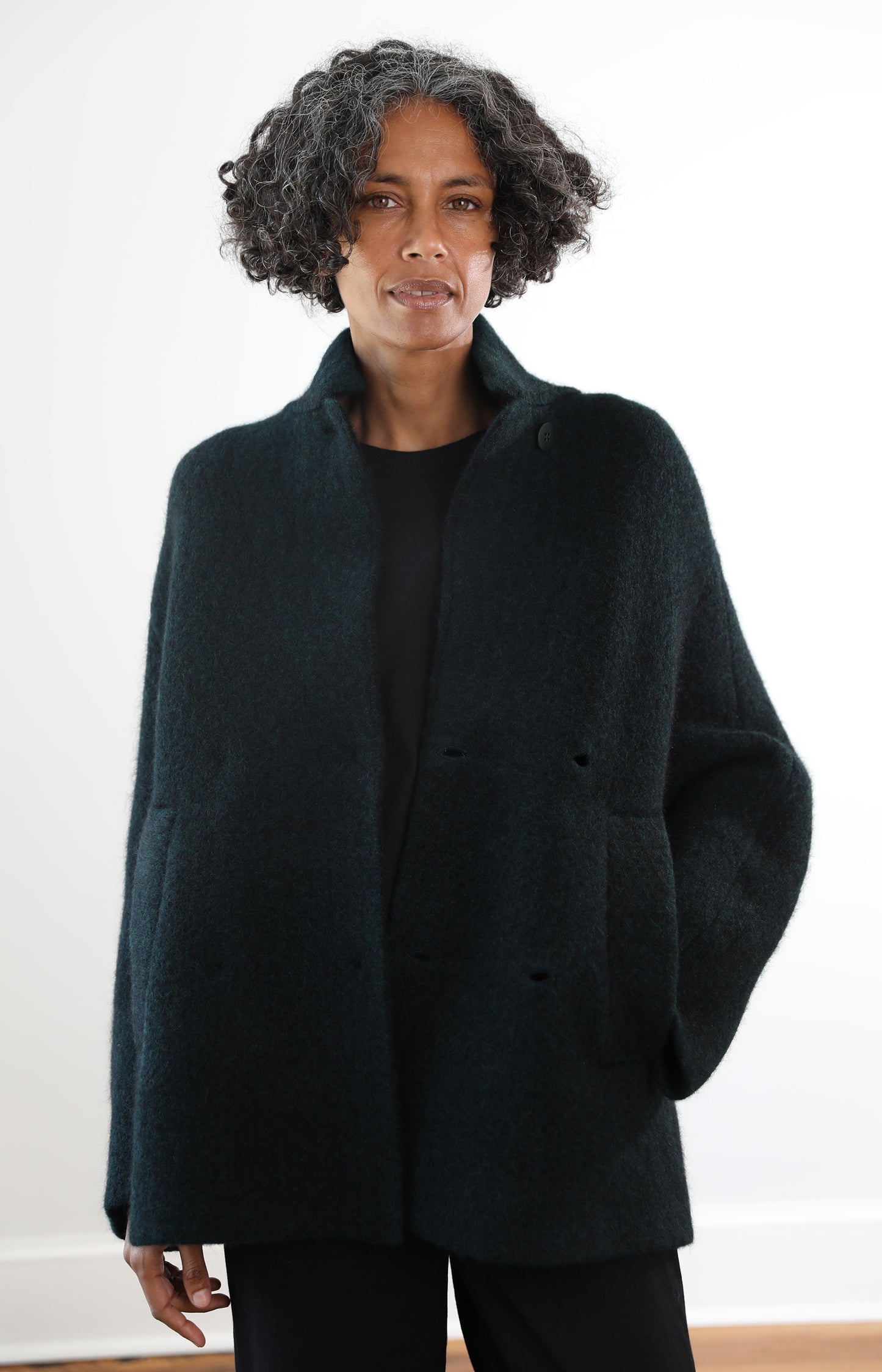 Dark Green Bob's Coat Jacket