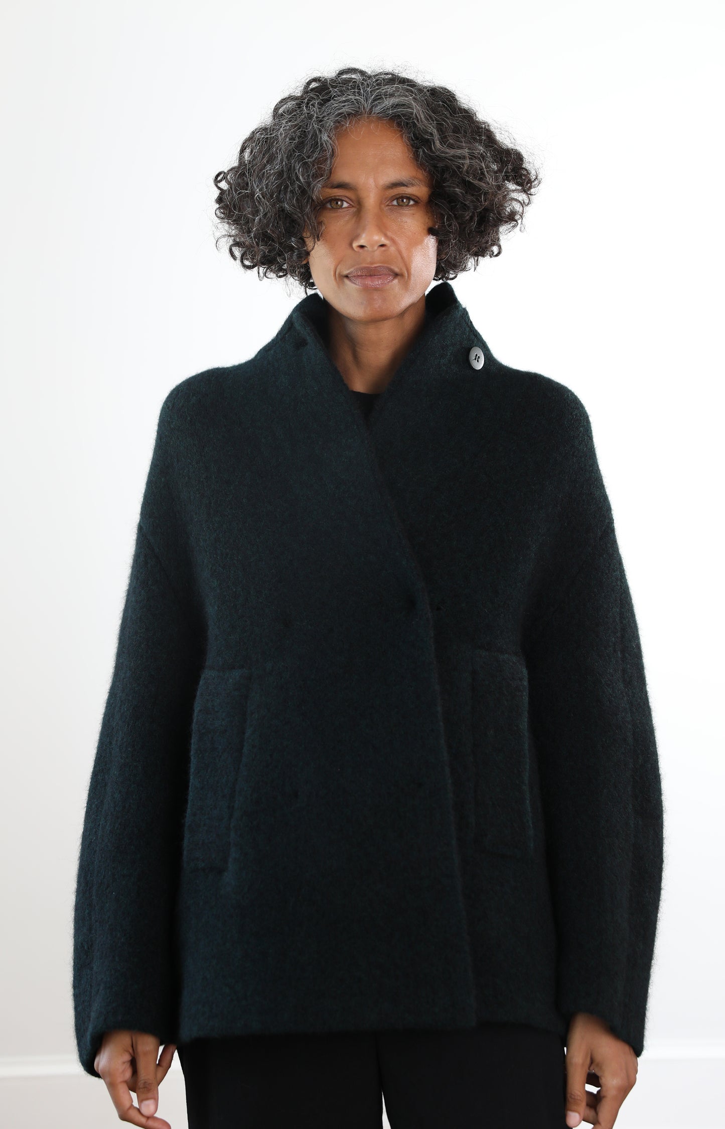 Dark Green Bob's Coat Jacket