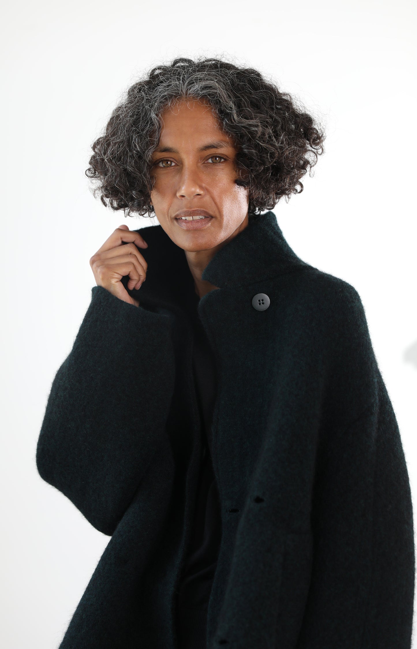 Dark Green Bob's Coat Jacket