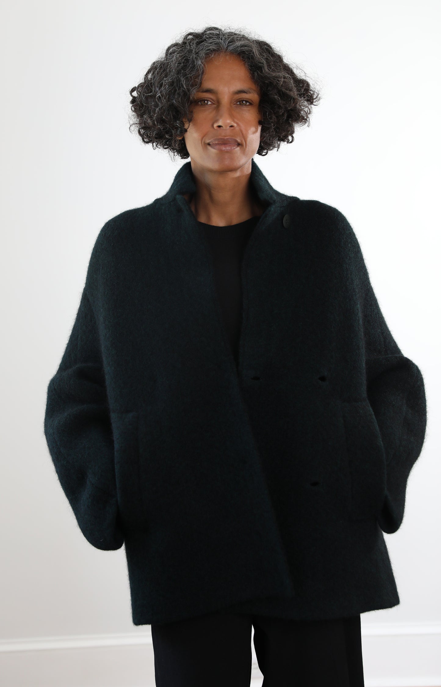 Dark Green Bob's Coat Jacket