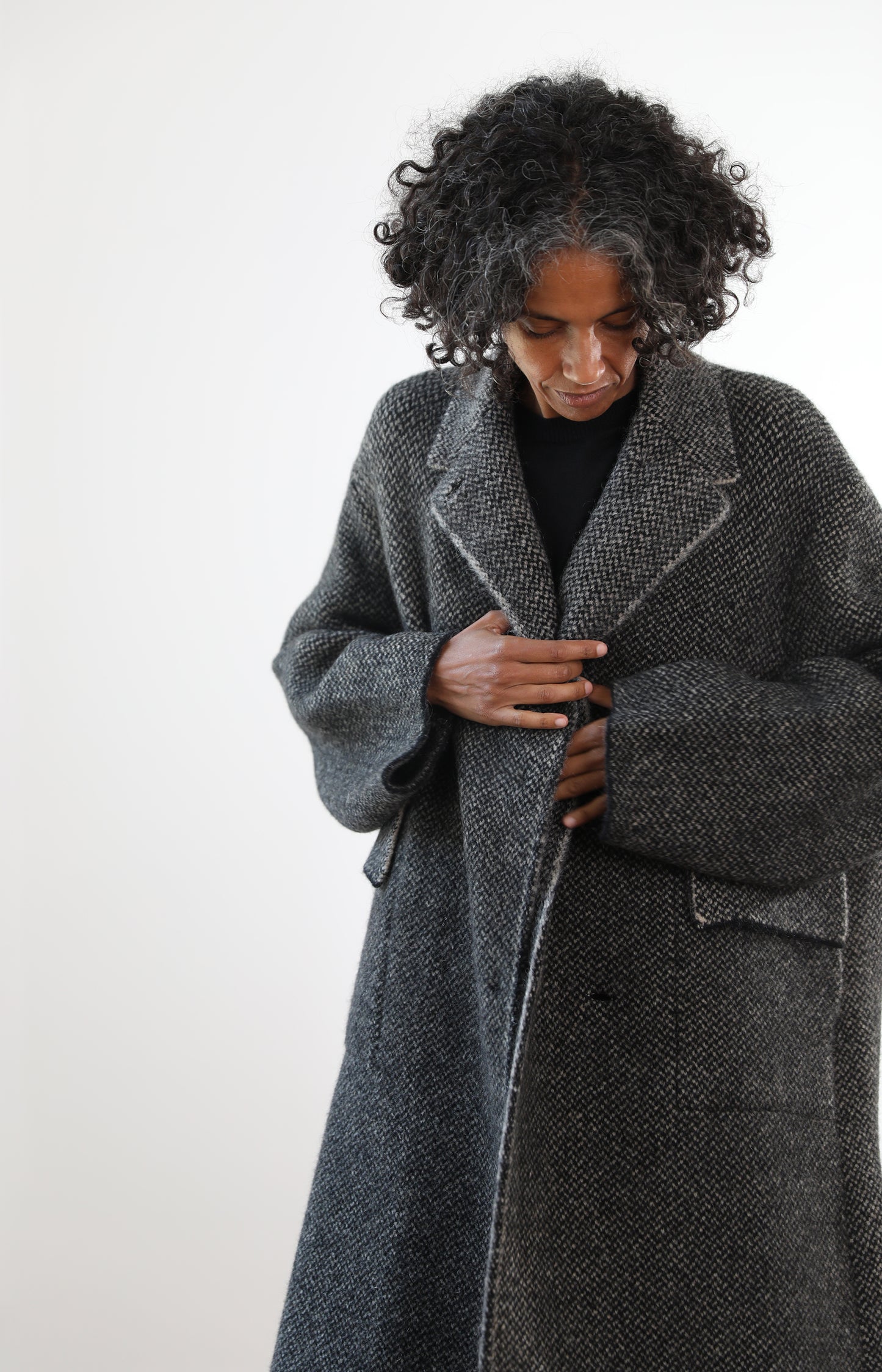Black & Natural Bob's Coat