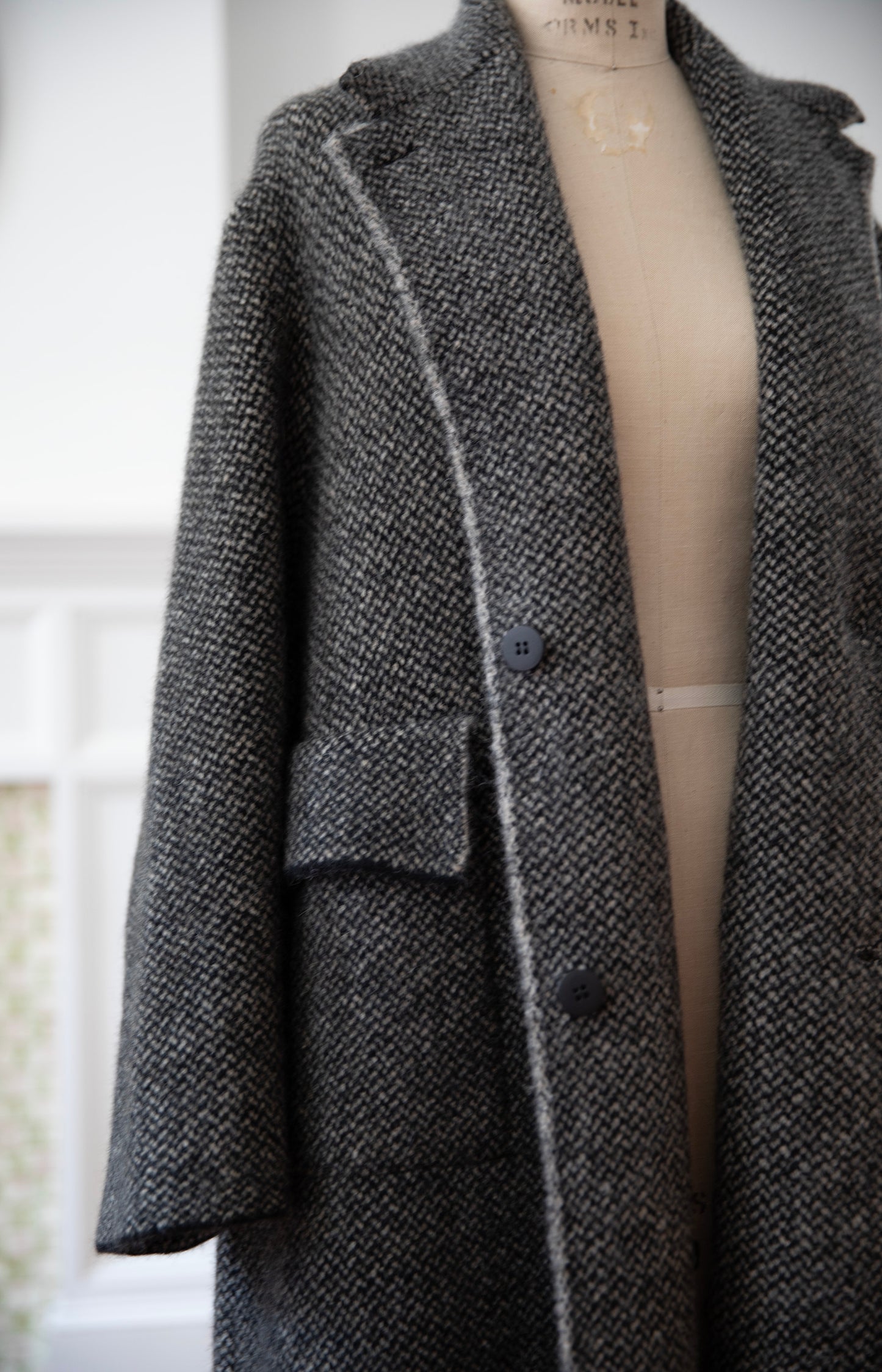 Black & Natural Bob's Coat