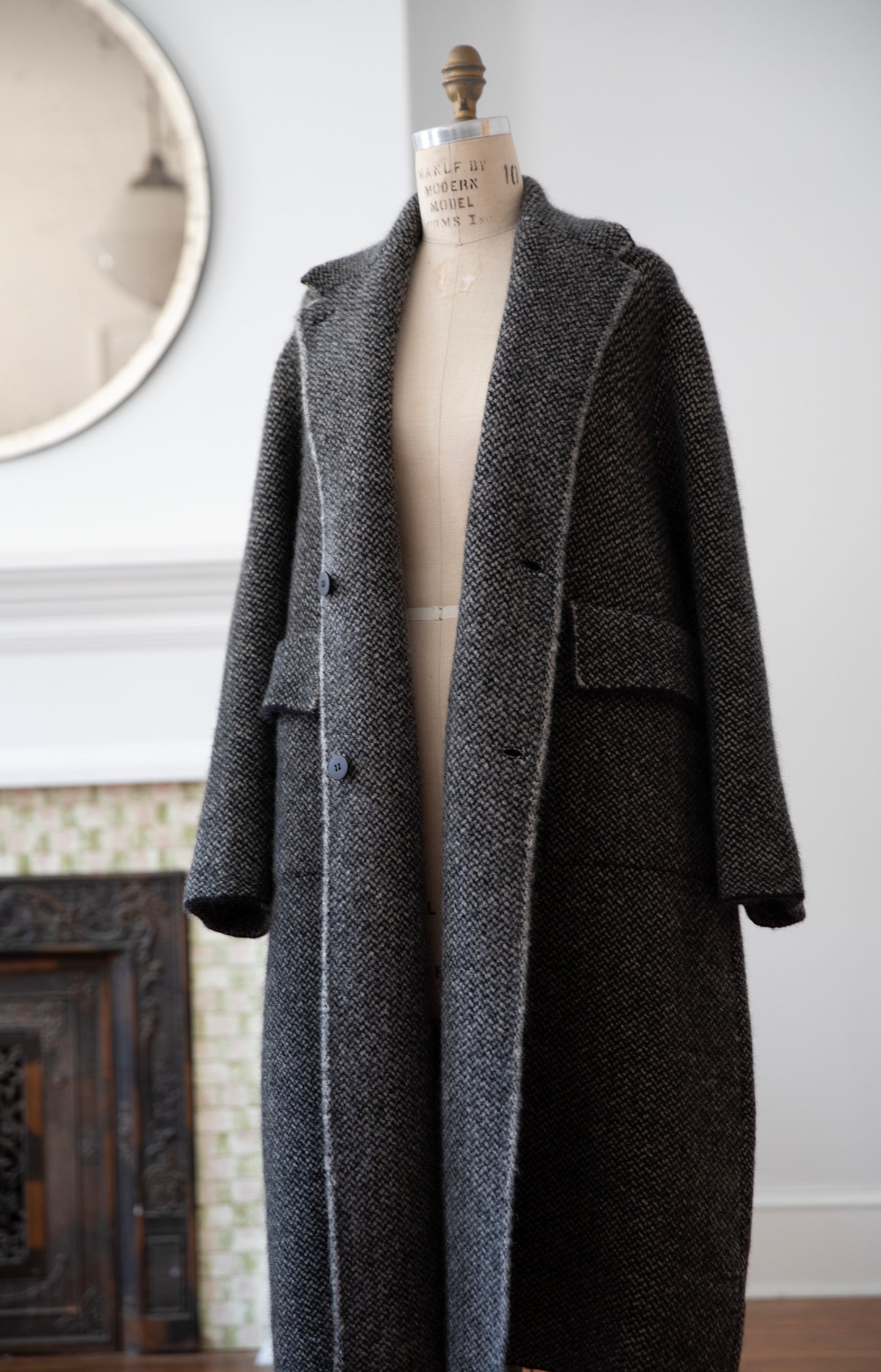 Black & Natural Bob's Coat