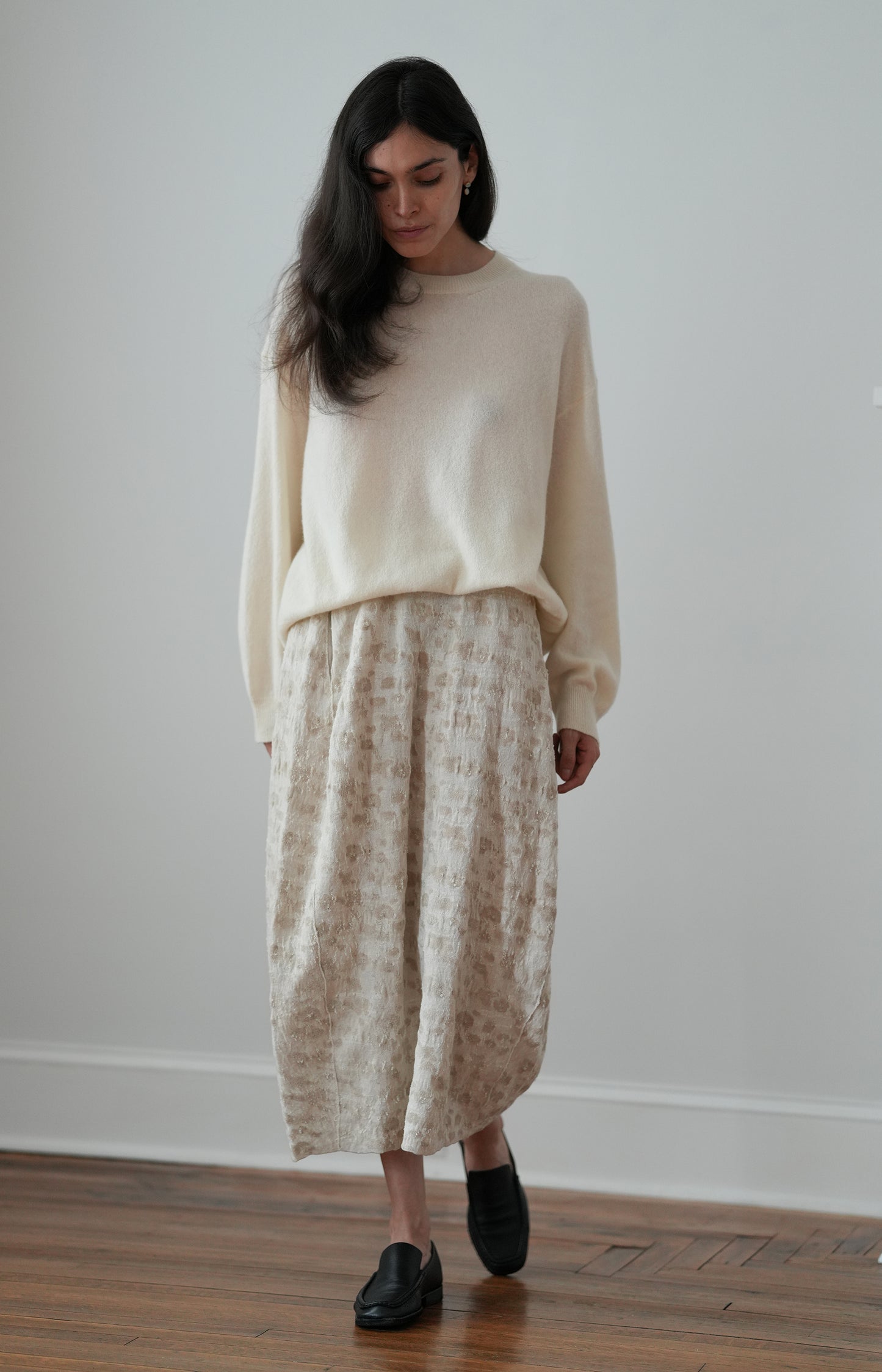 Cream Semina Skirt