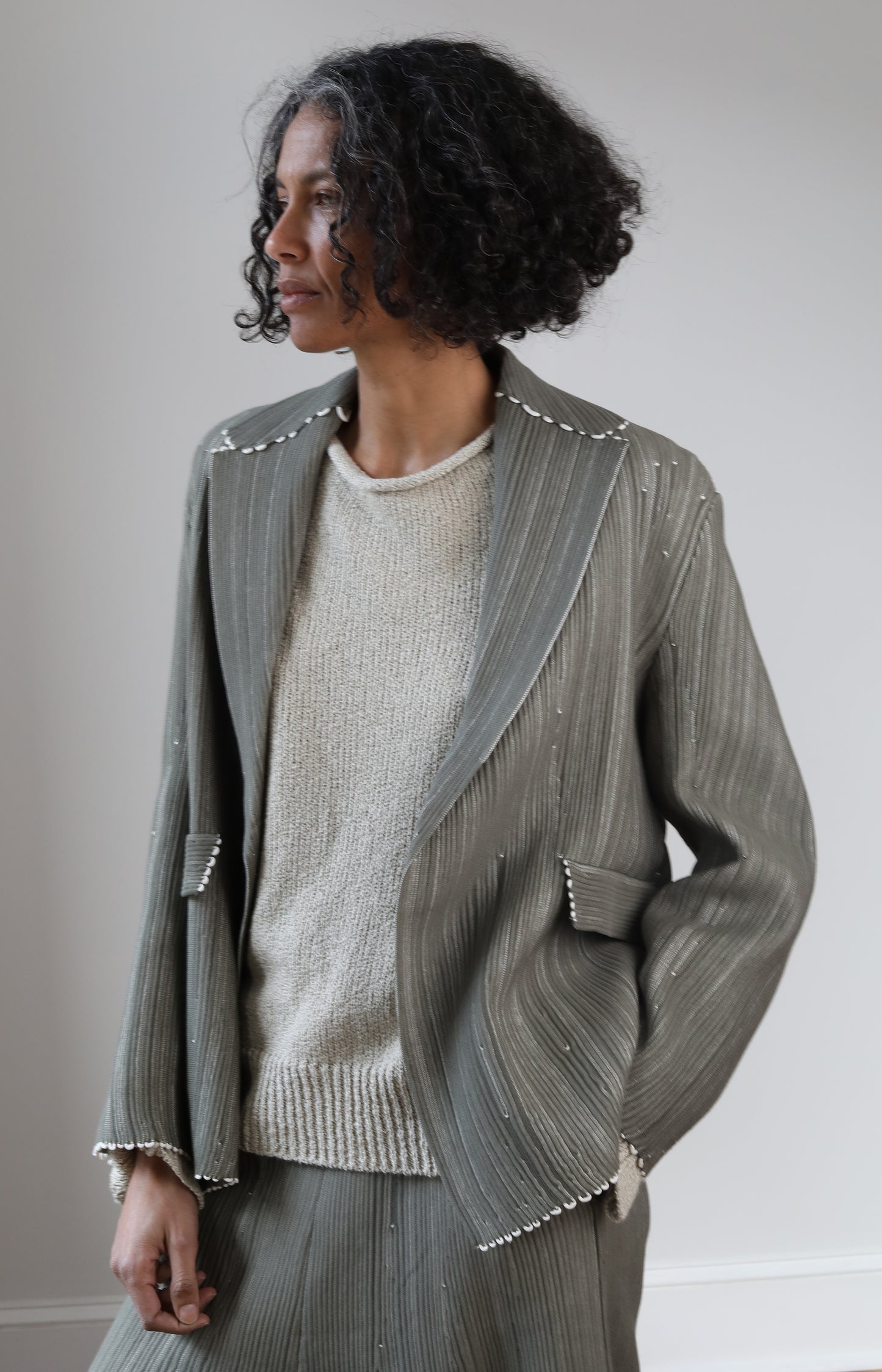 Sage Over Line Jacket