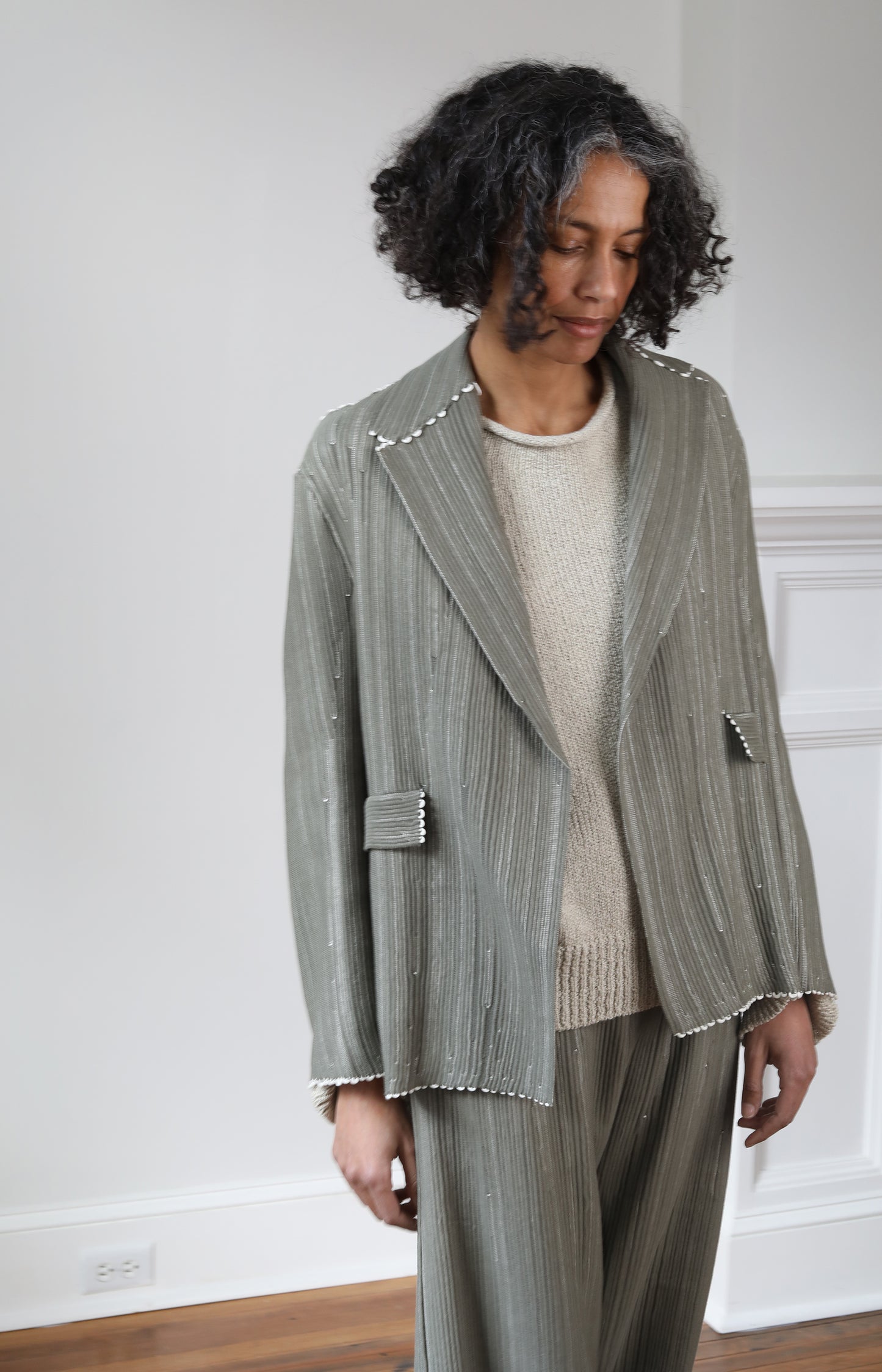 Sage Over Line Jacket