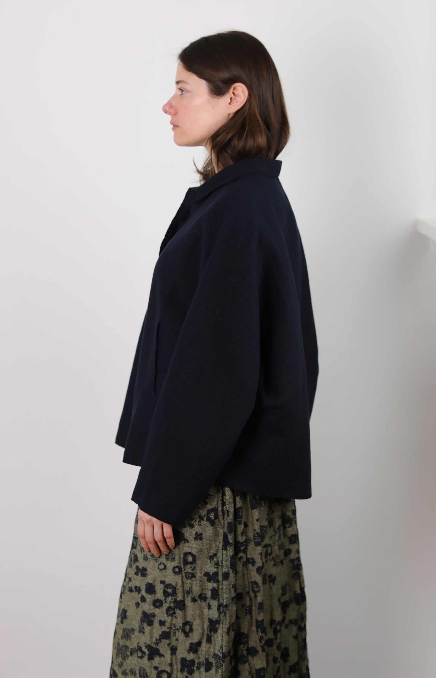 Navy Choosing Shirt Jacket