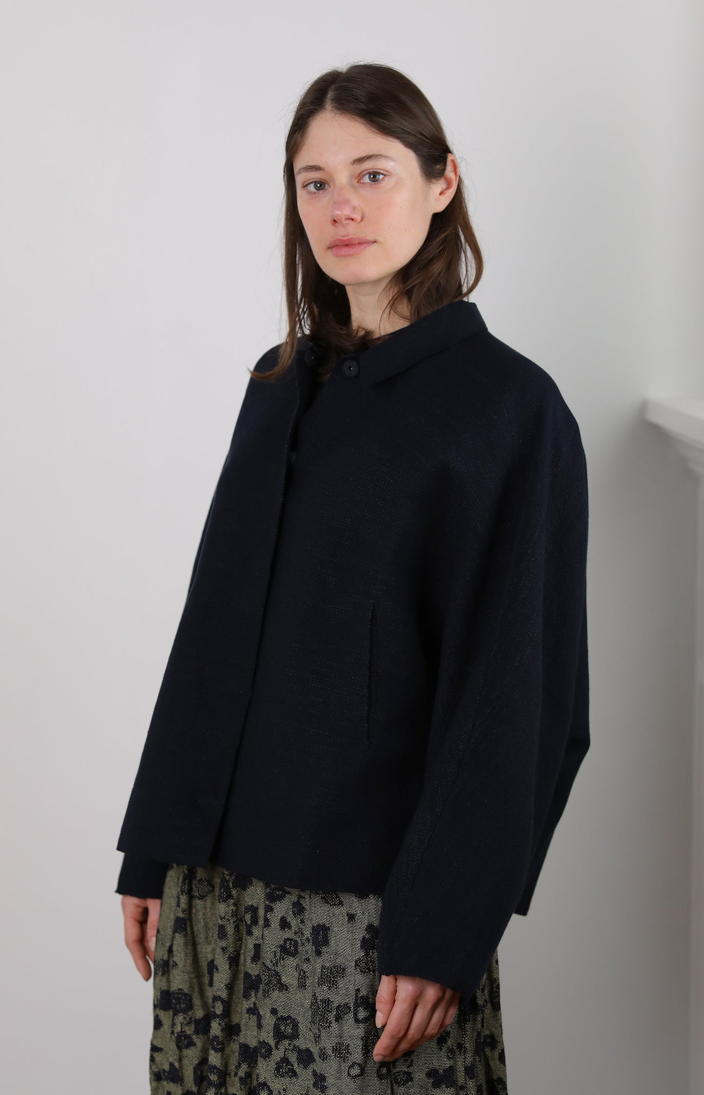 Navy Choosing Shirt Jacket