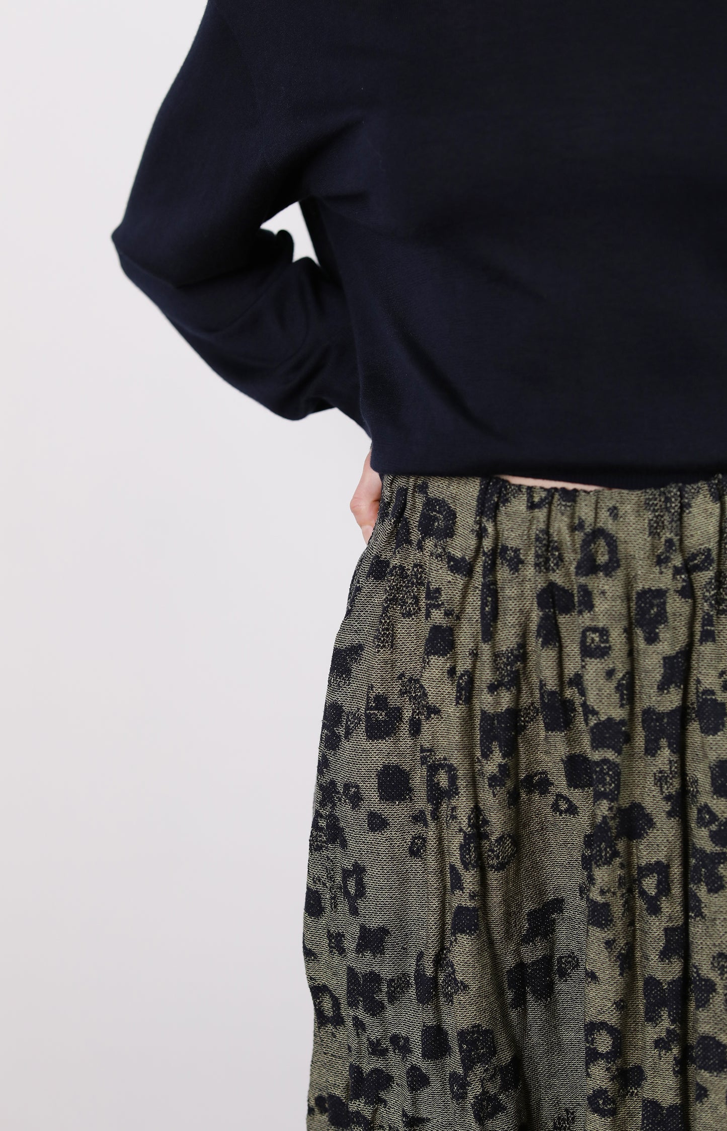 Green & Blue Painting Skirt