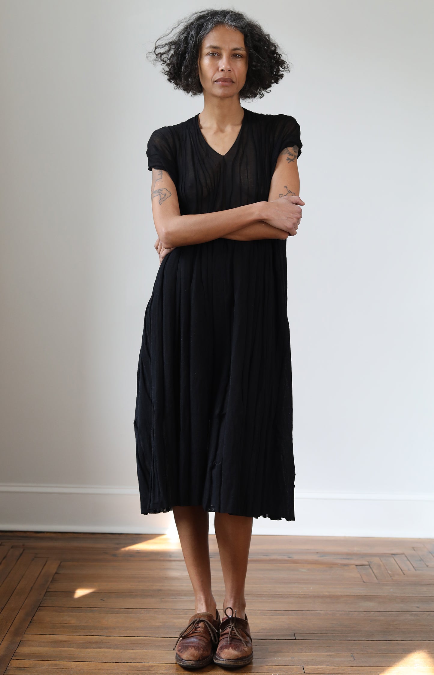 Black The Folds Dress