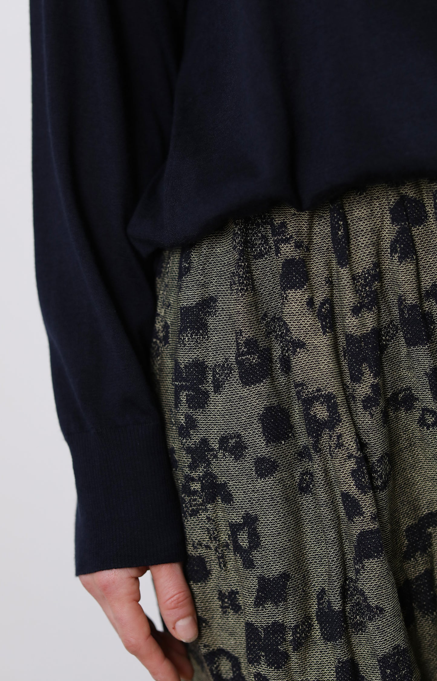 Navy Thinking Sweater