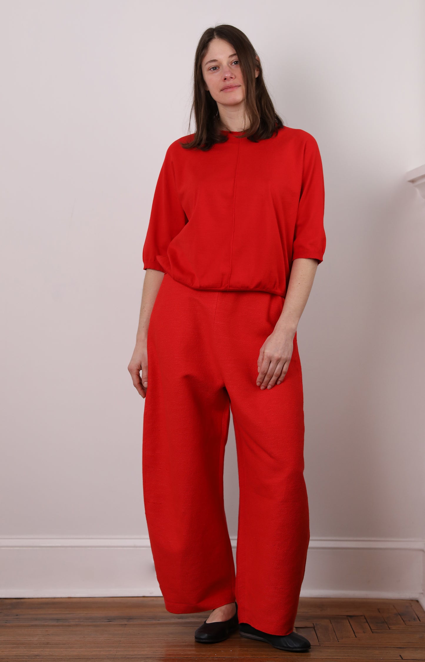 Red Choosing Trousers