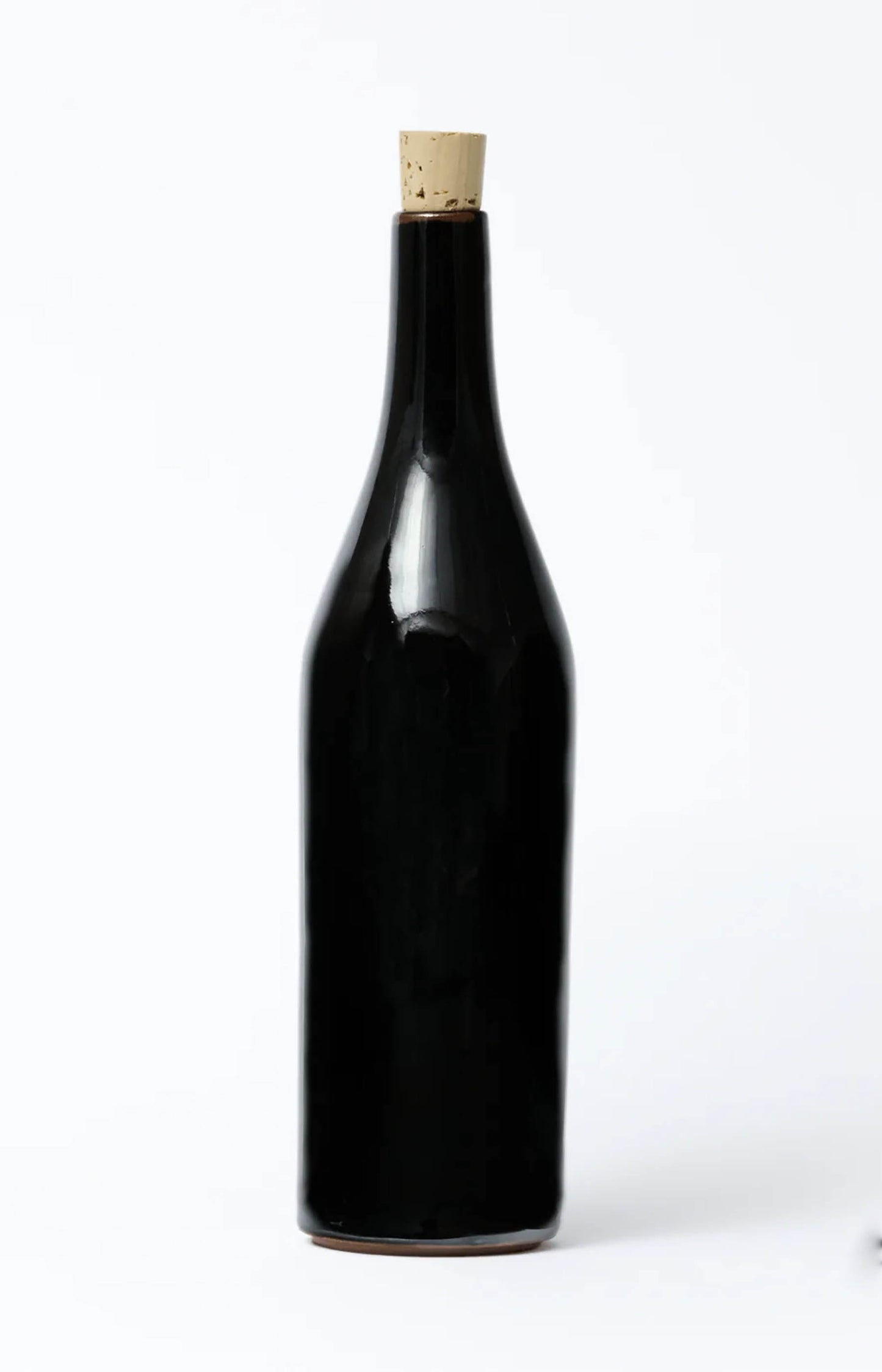 Maroon Pottery Bottle