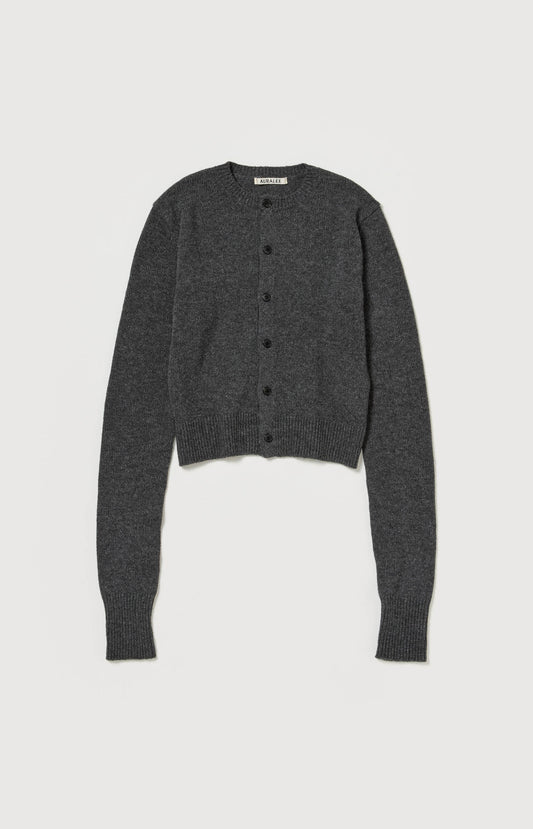 Light Cashmere Knit Crew Neck Cardigan