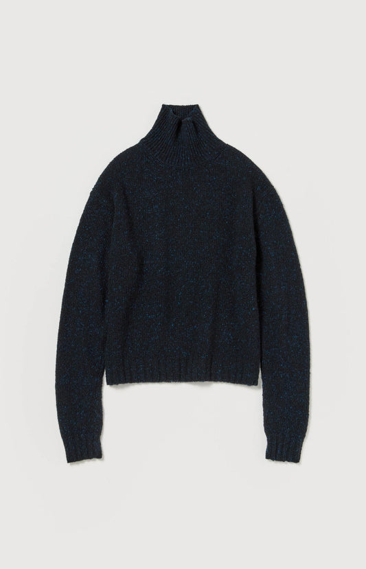 Cashmere Melange Knit Turtleneck