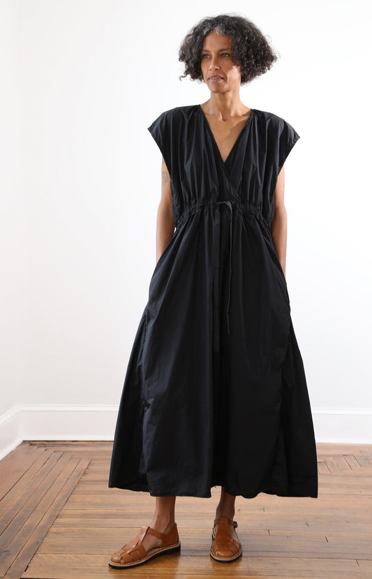 Black Cotton K Dress