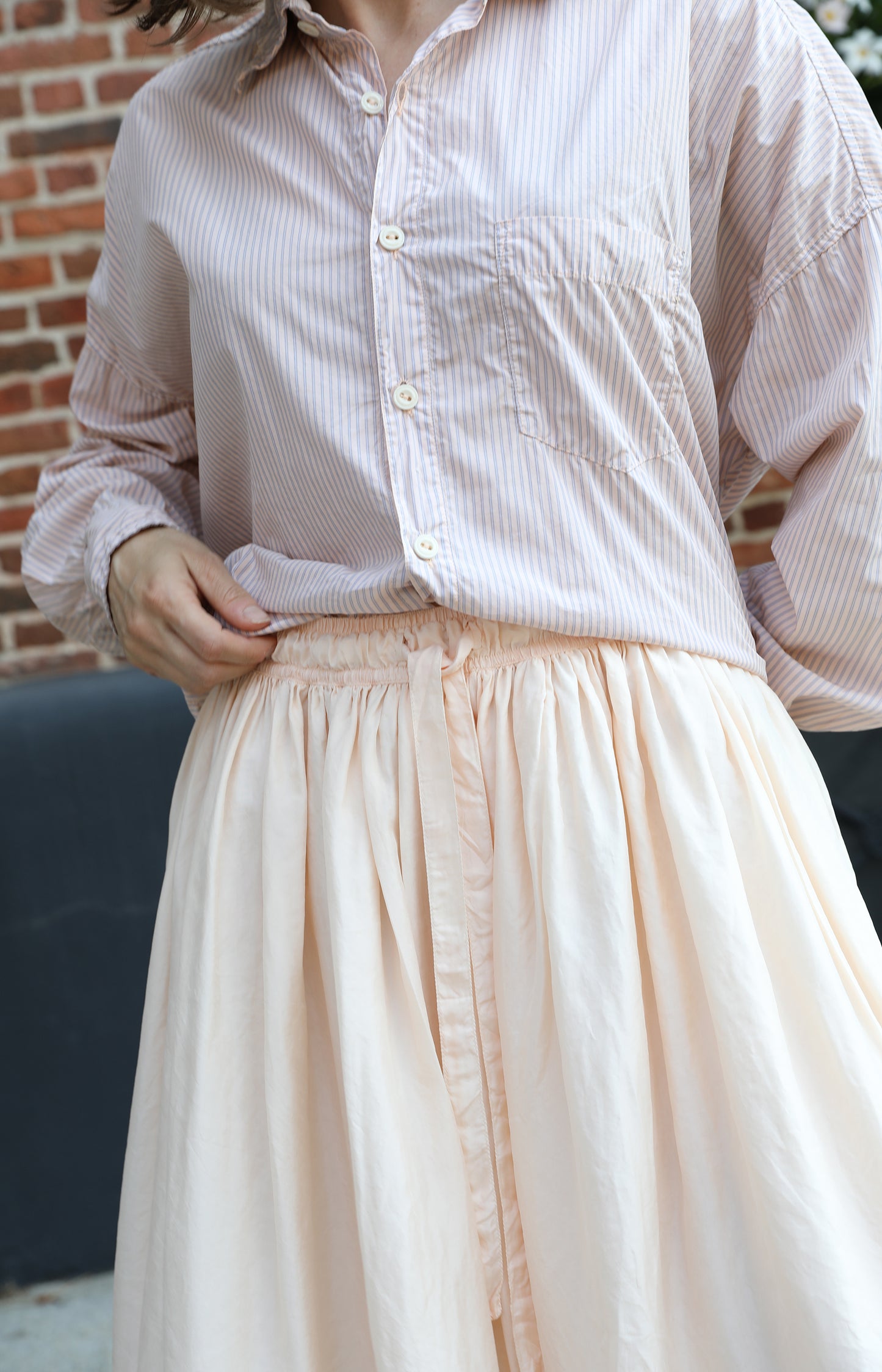 Pinky Silk Yukiko Skirt