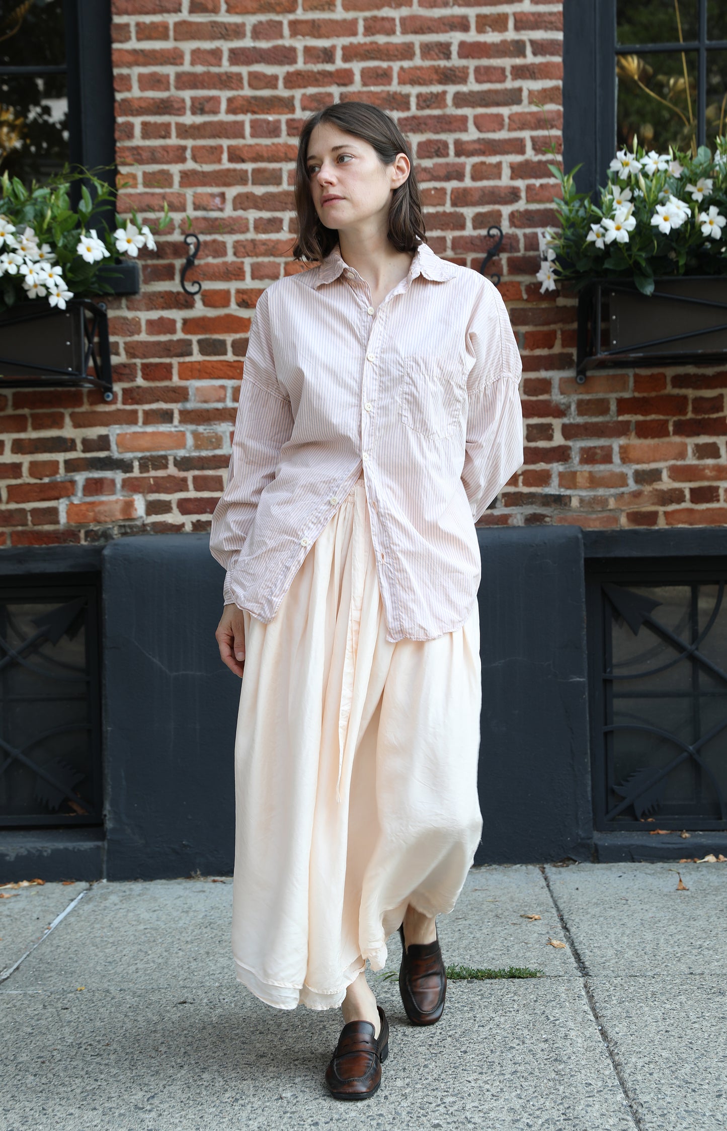 Pinky Silk Yukiko Skirt