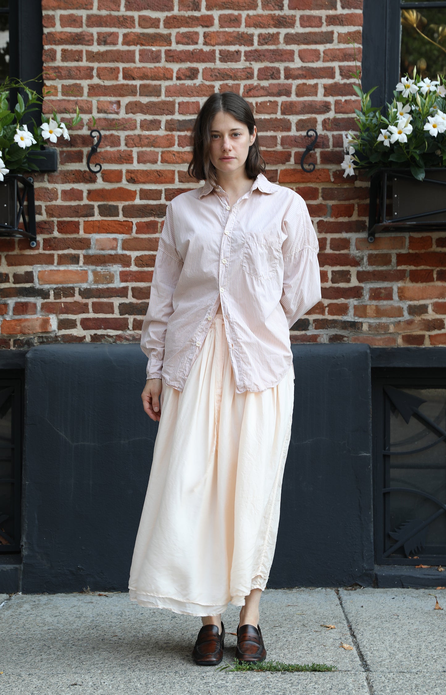 Pinky Silk Yukiko Skirt
