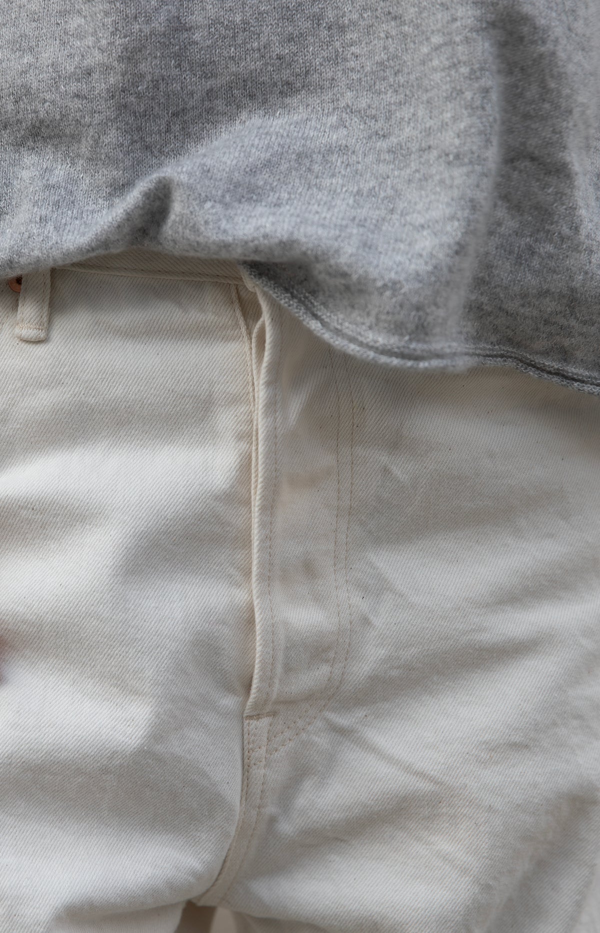 Ivory Splatter Jeans