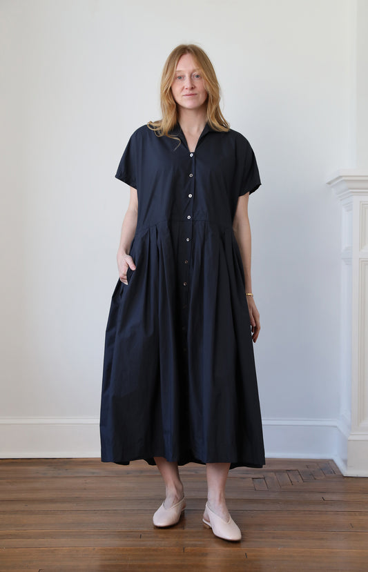 Navy Cotton Dress