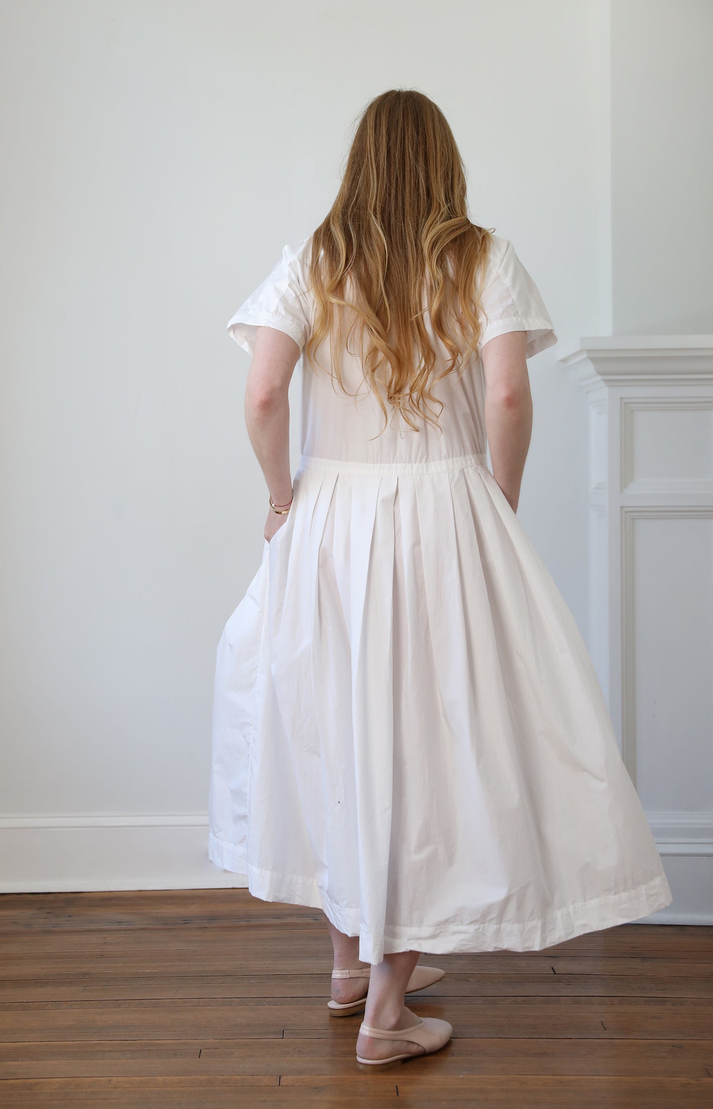 White Cotton Dress