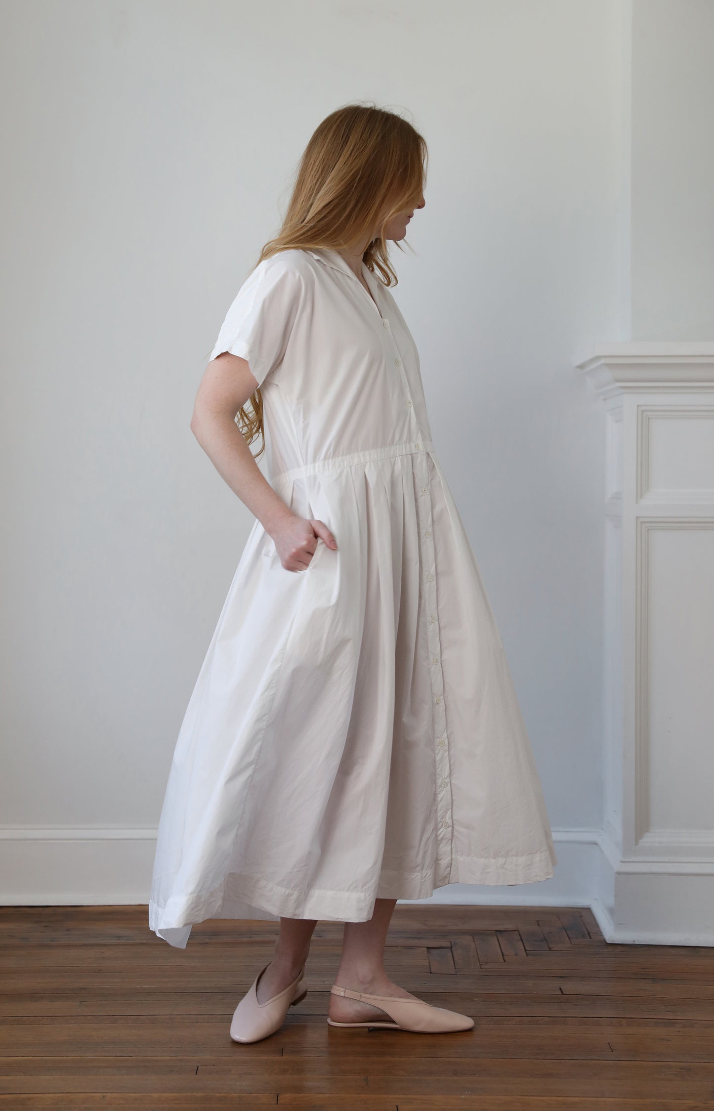 White Cotton Dress