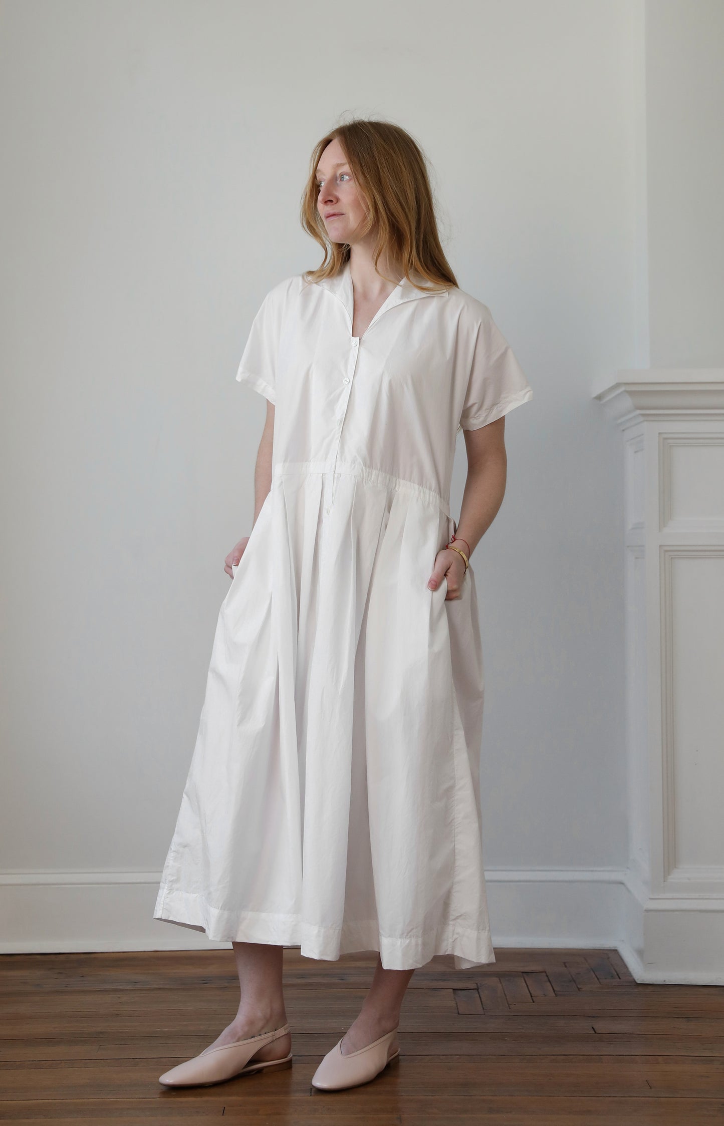 White Cotton Dress
