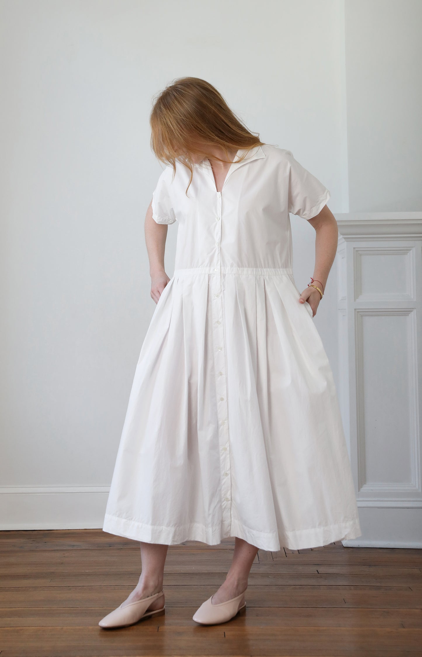 White Cotton Dress