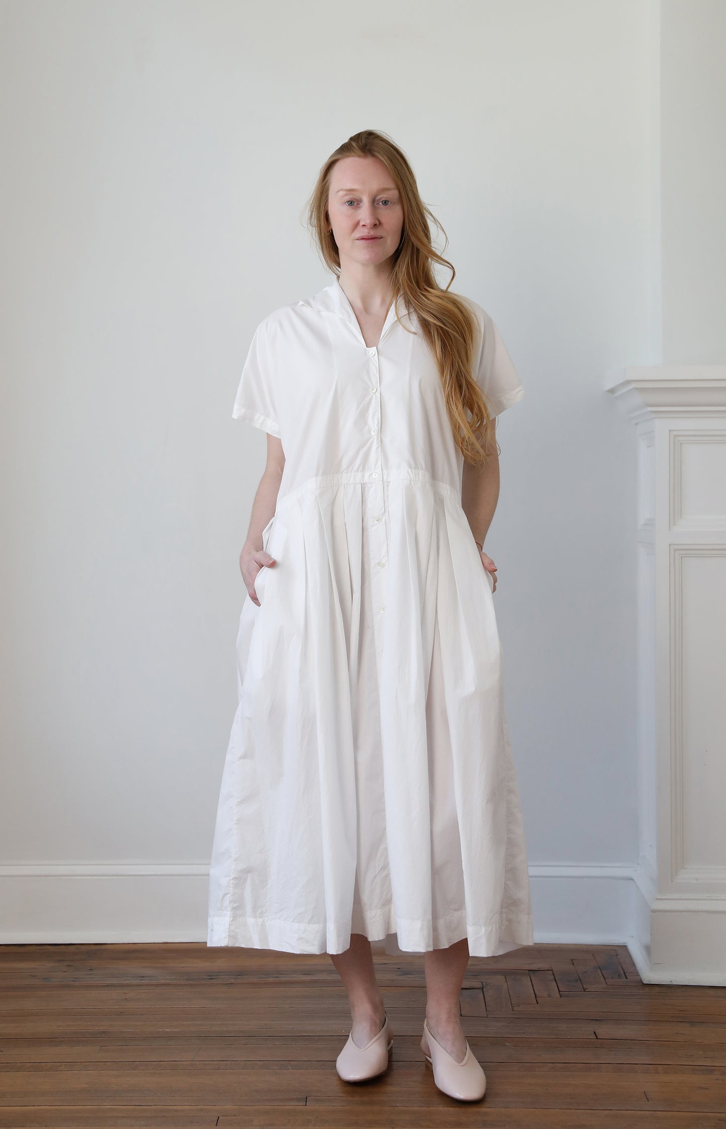 White Cotton Dress