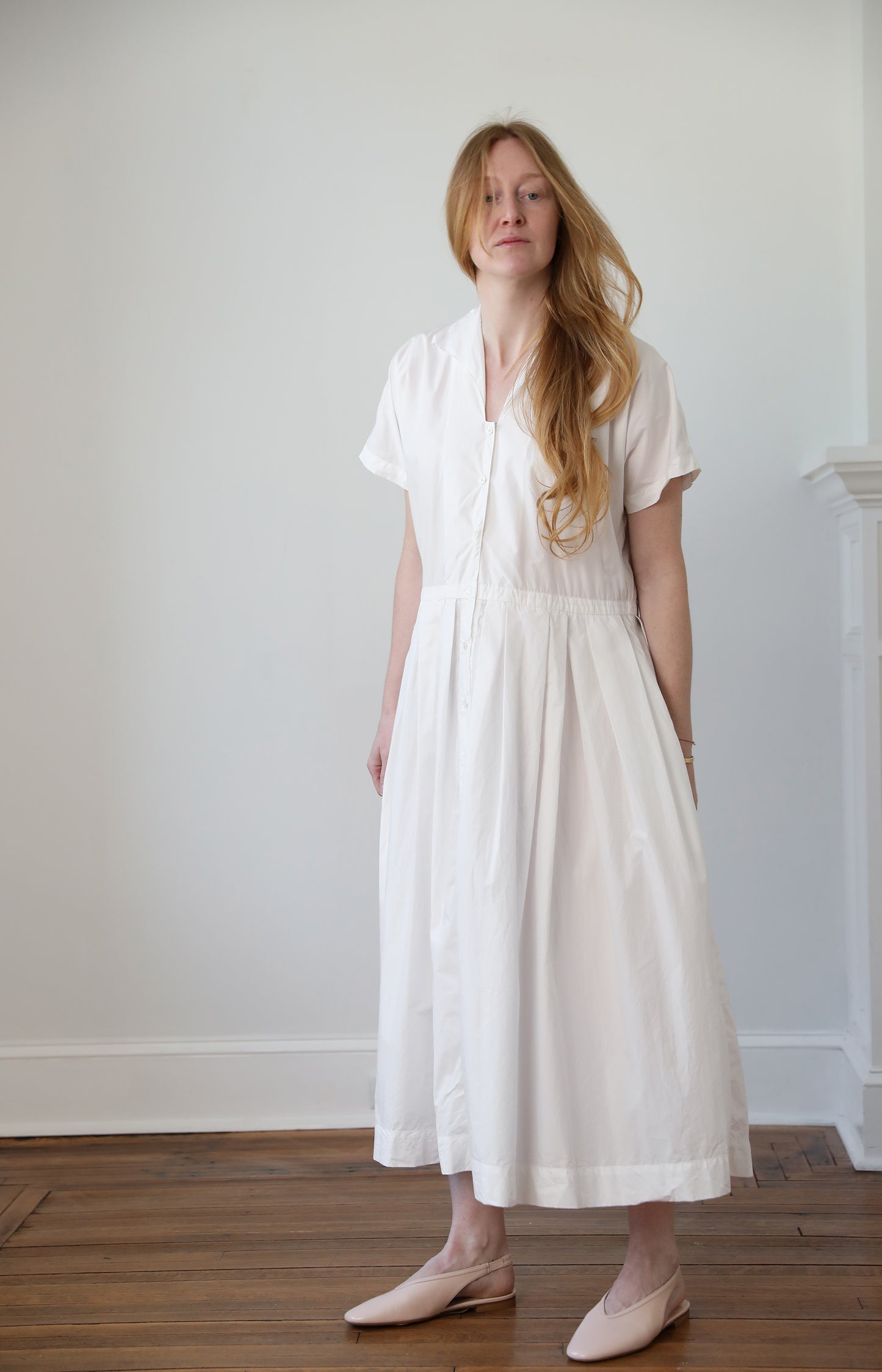 White Cotton Dress