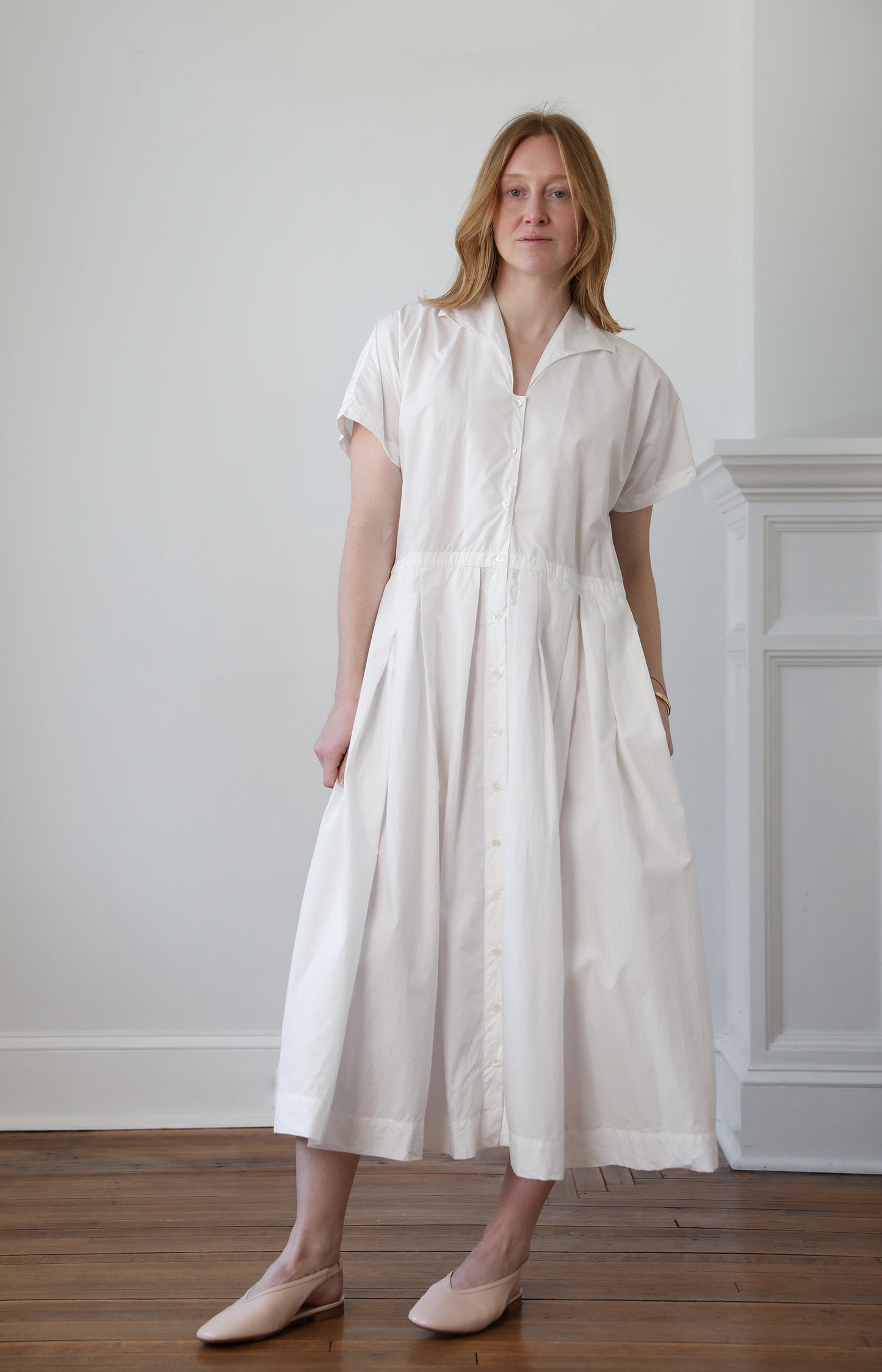 White Cotton Dress