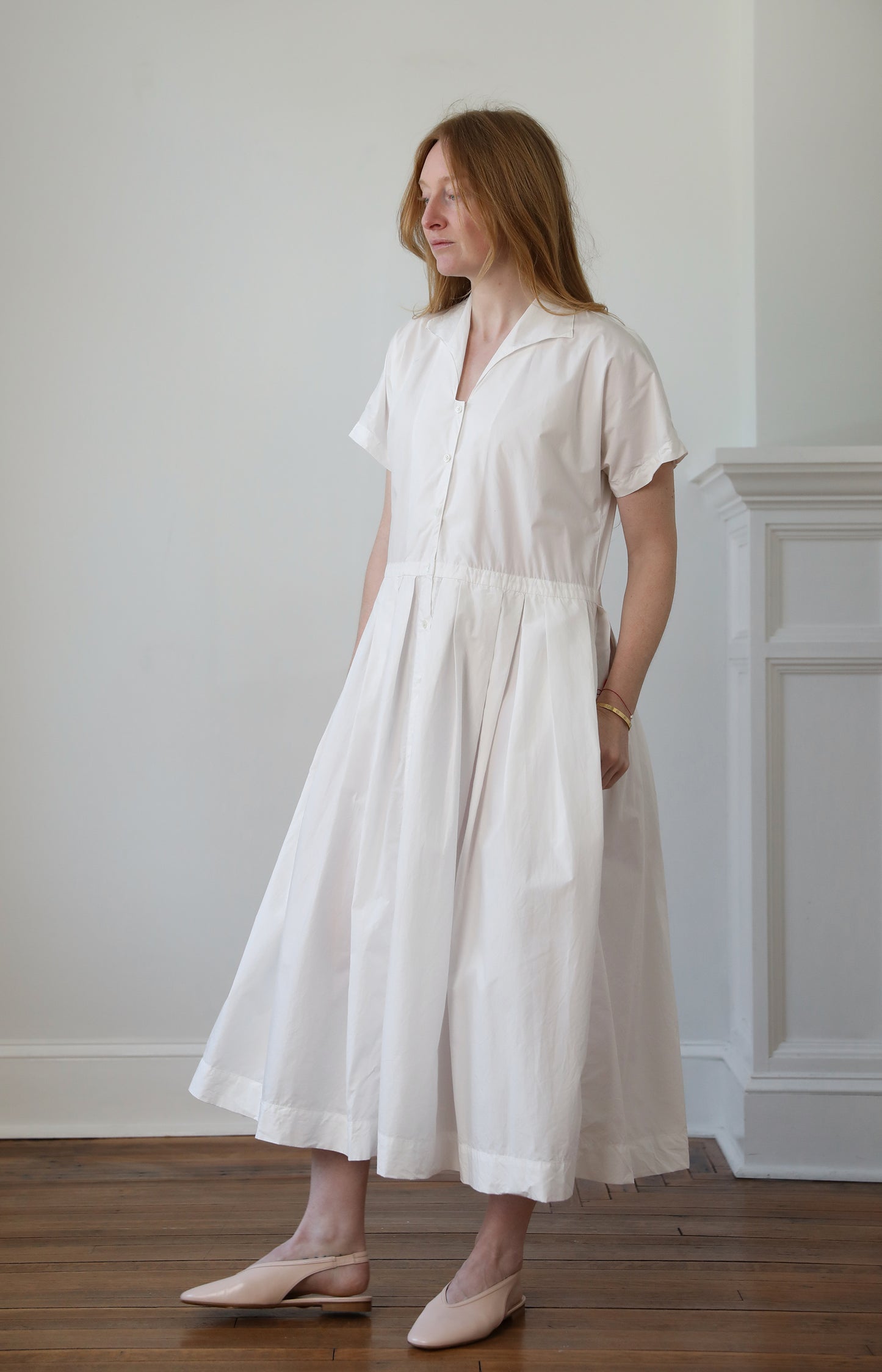 White Cotton Dress