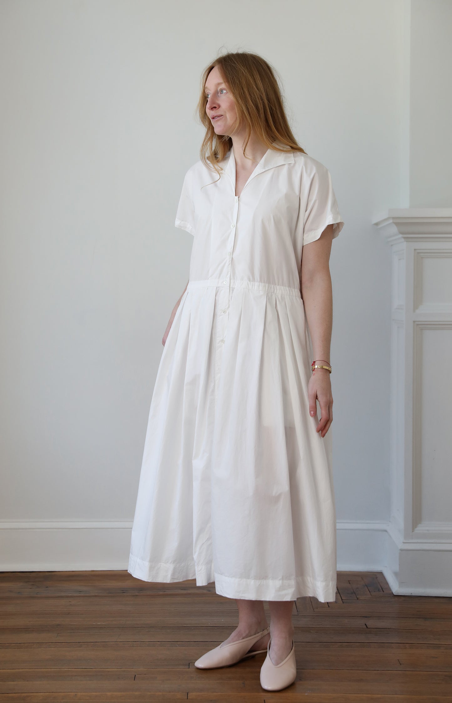 White Cotton Dress