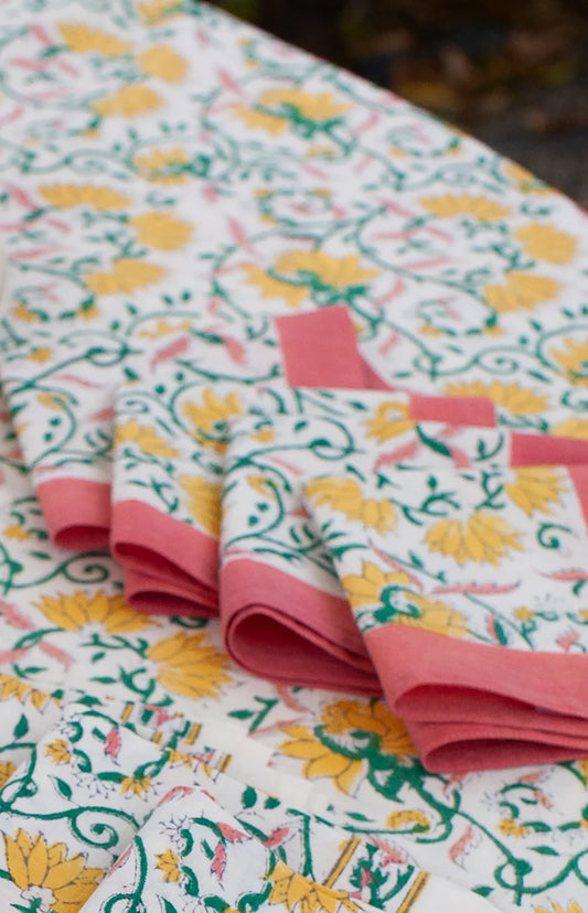Gold Sunset Cocktail Napkins