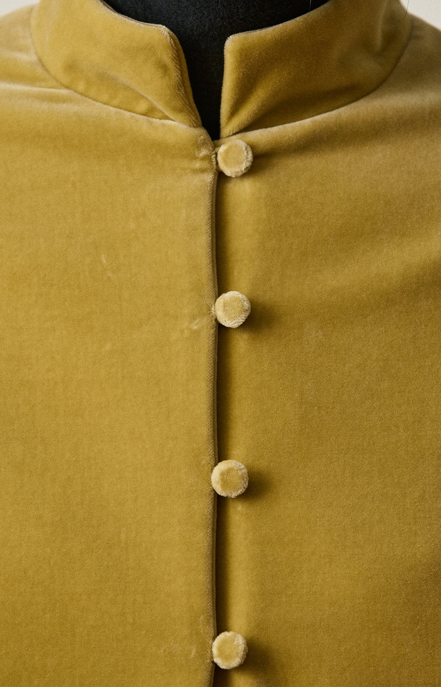 Celery Velvet House Coat