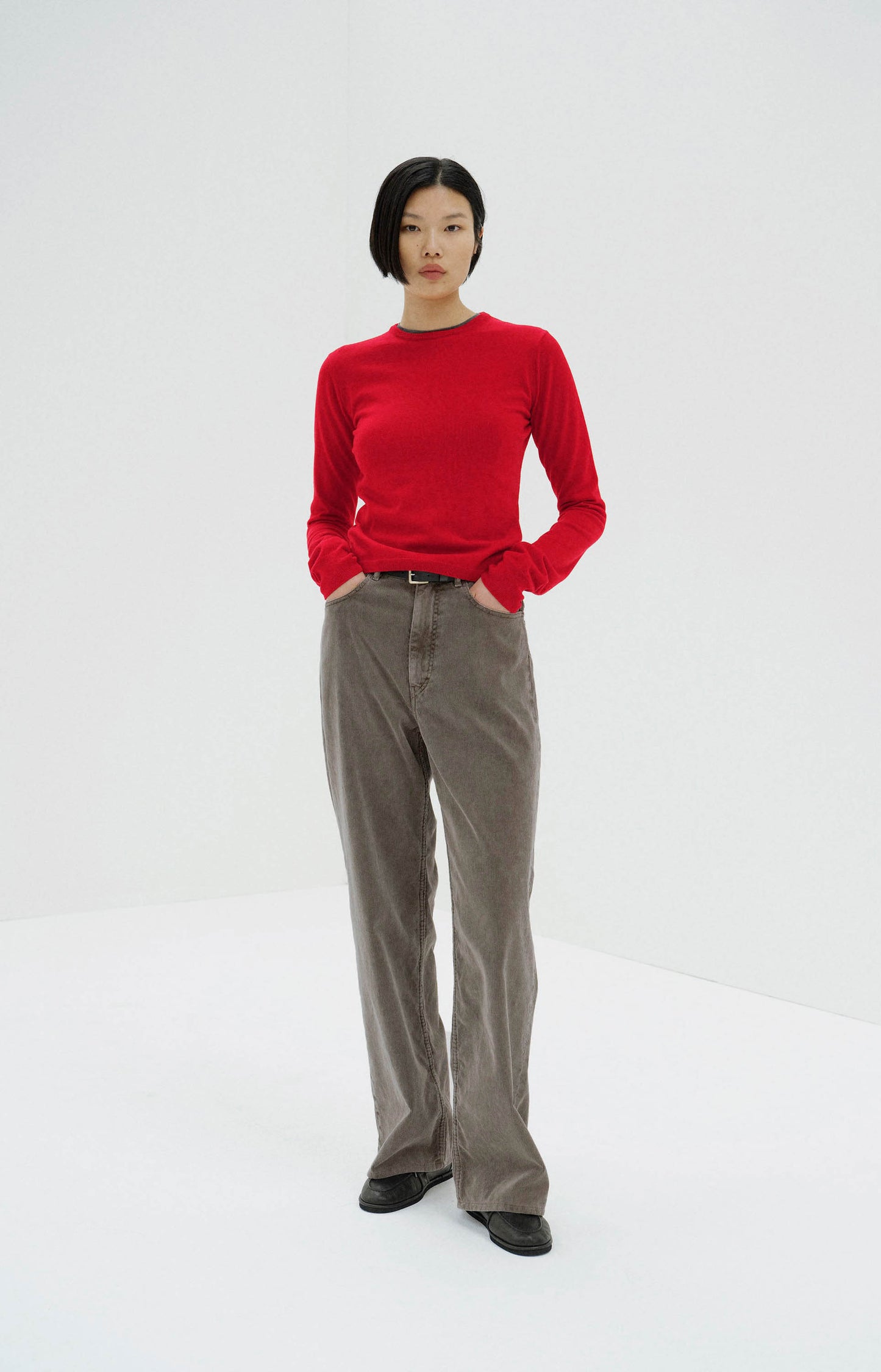 Pigment Dyed Finx Corduroy Wide Pants