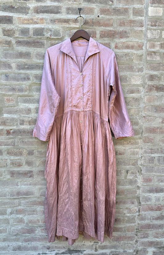 Lilac Silk Dress