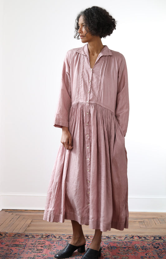 Lilac Silk Dress