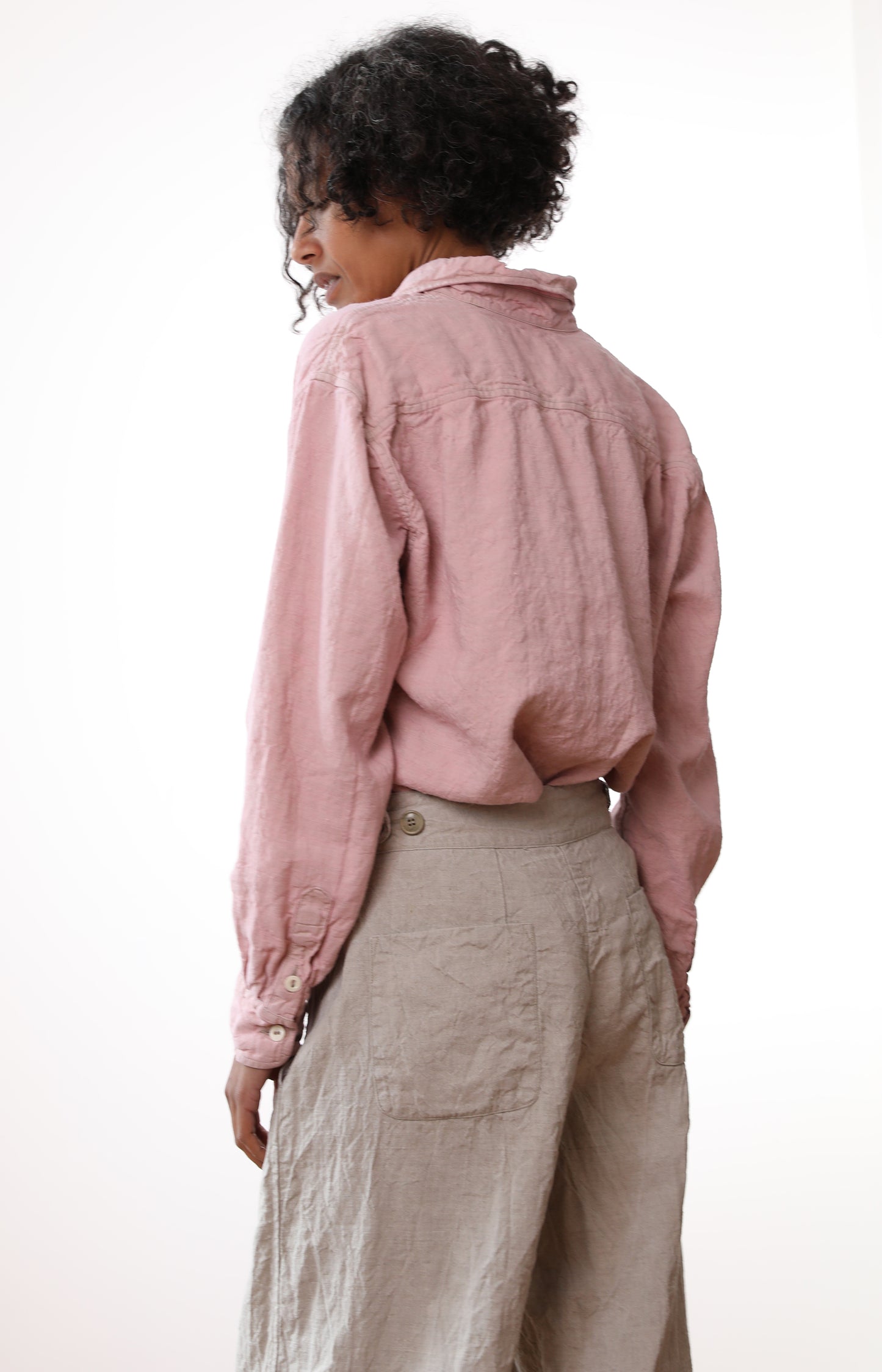 Natural Linen Kati Pants