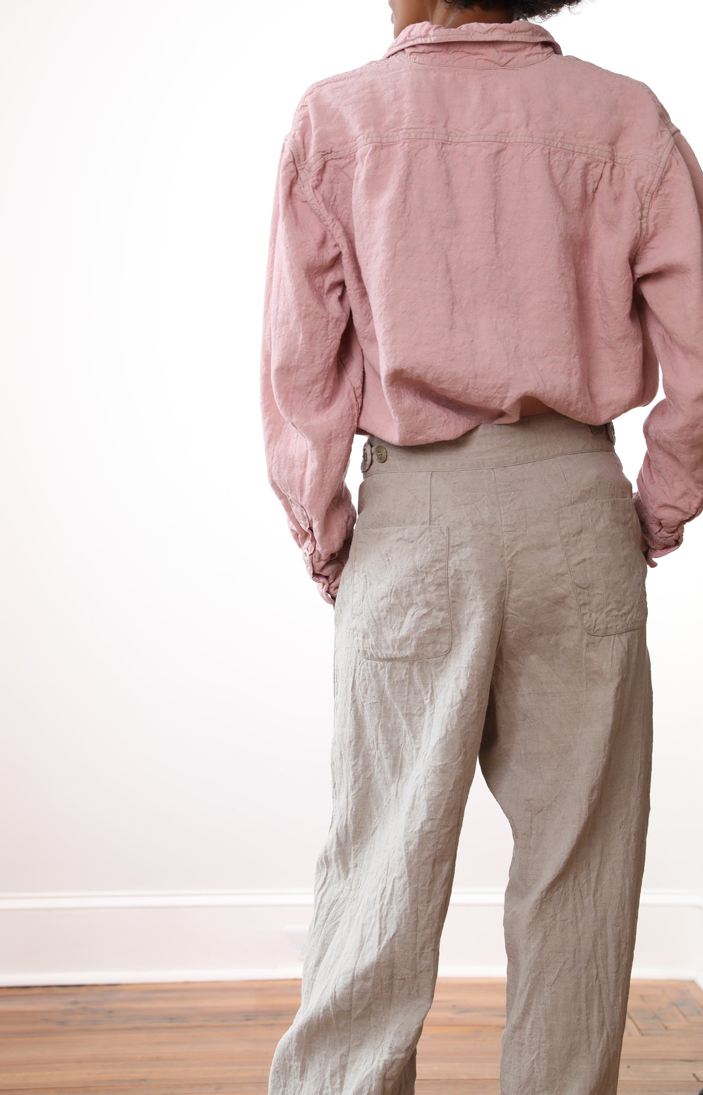 Natural Linen Kati Pants
