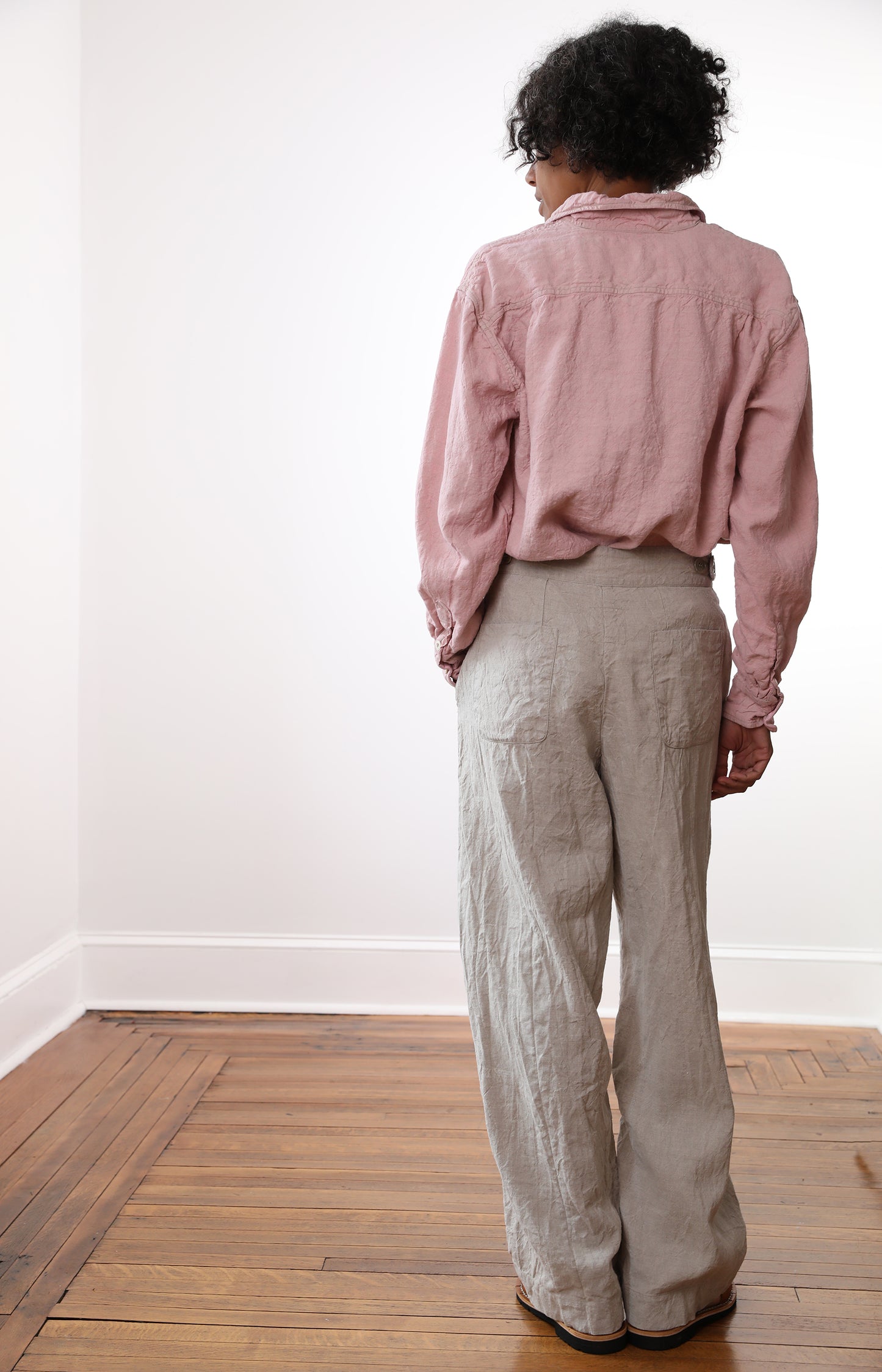 Natural Linen Kati Pants