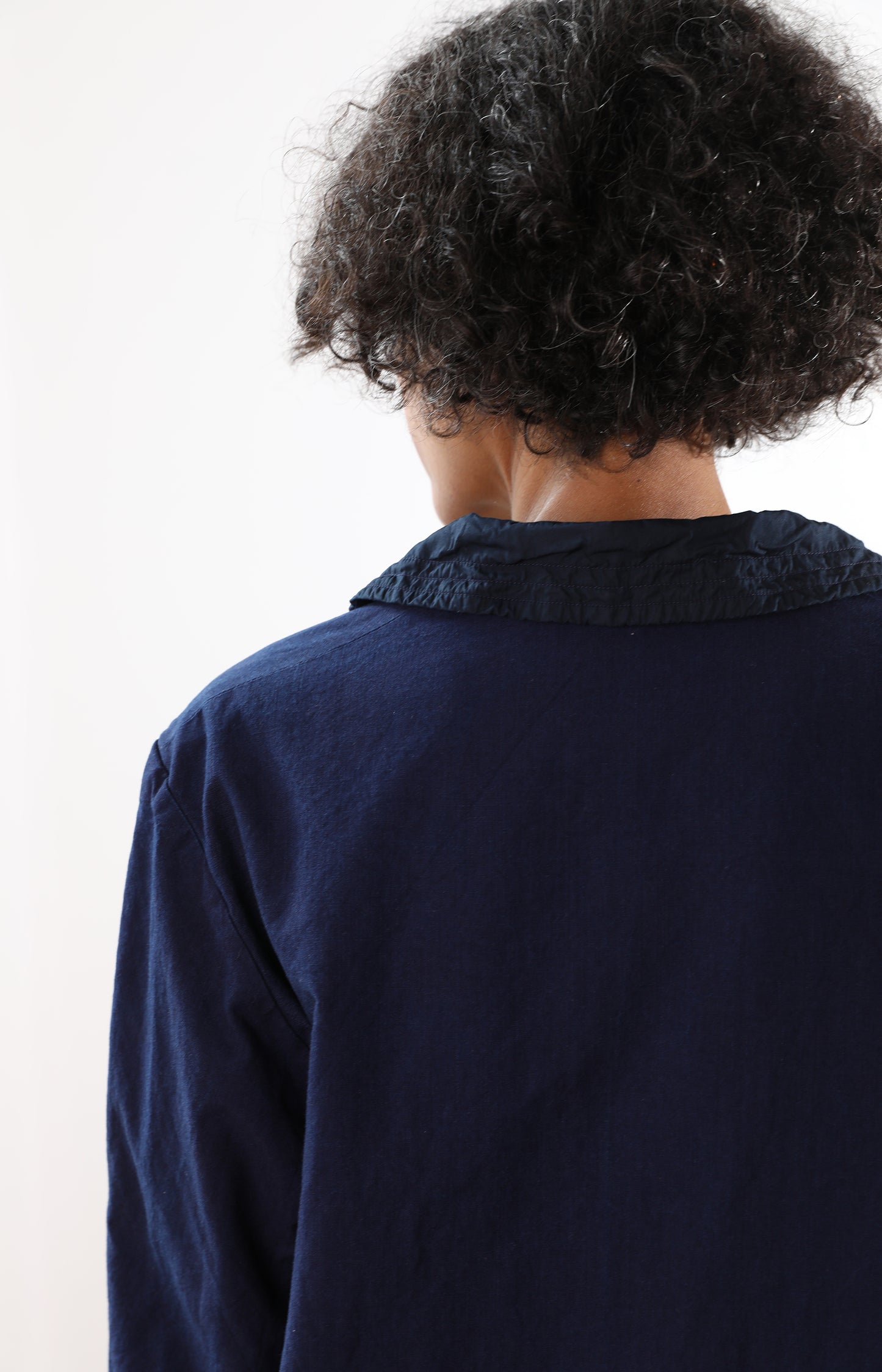 Indigo Cotton Canvas Tippiman Jacket